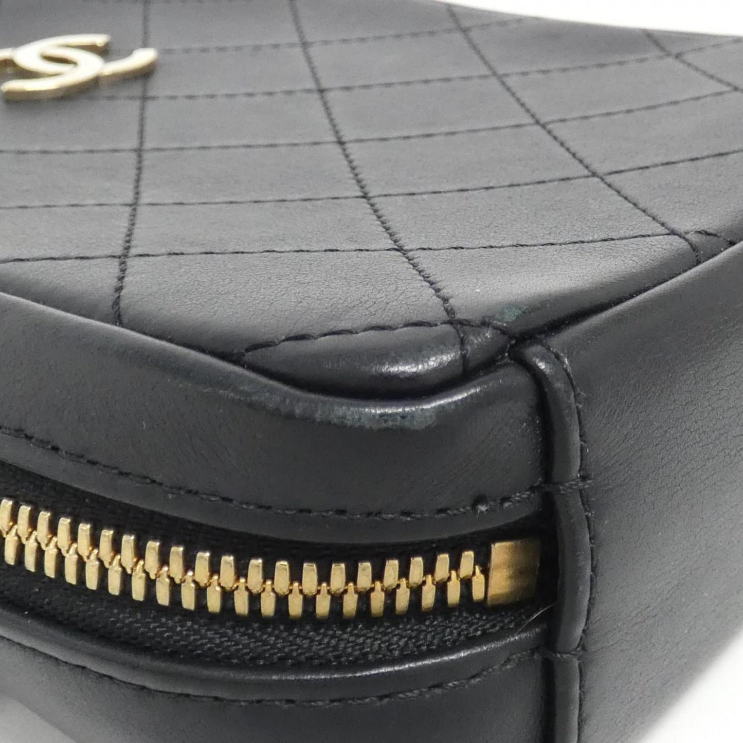 Chanel Chanel Quilted Lambskin Leather Shoulder Bag