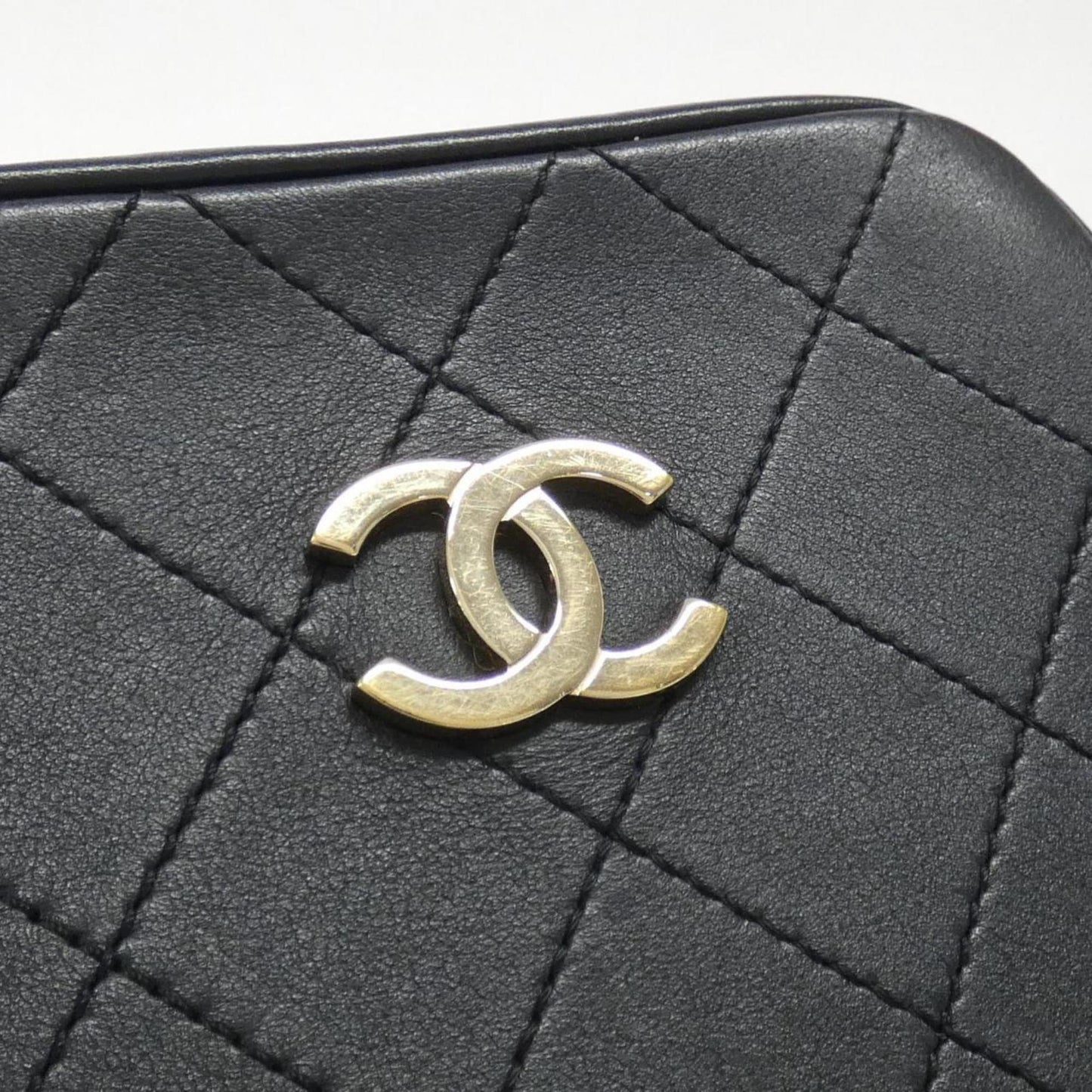 Chanel Chanel Quilted Lambskin Leather Shoulder Bag