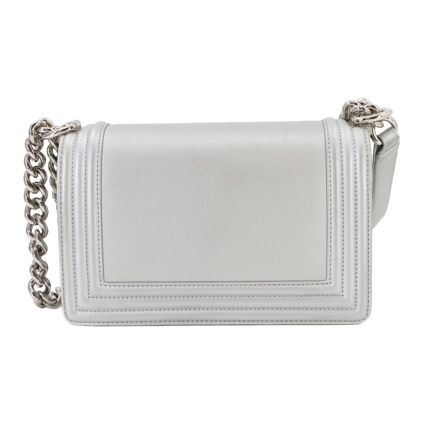 Chanel Boy Perforated Leather Shoulder Bag