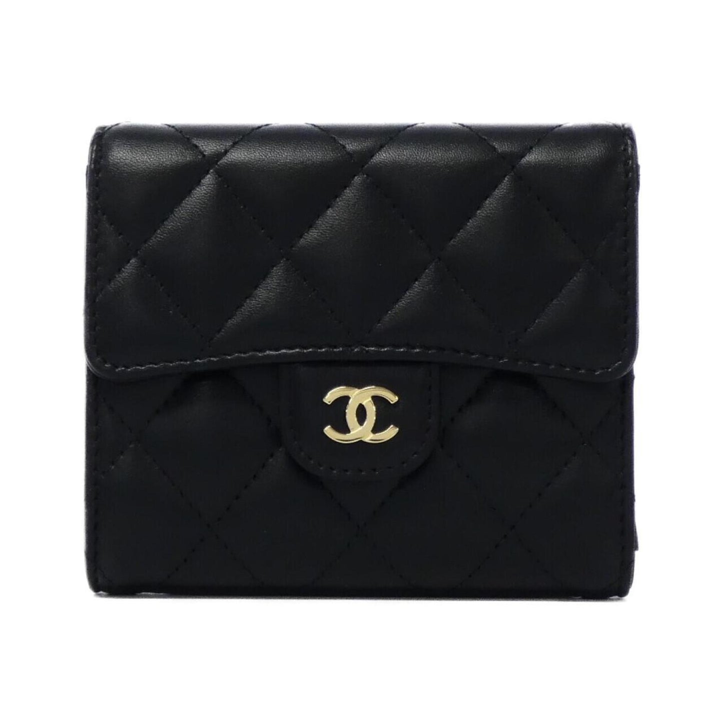 Chanel Timeless Classique Leather Wallet with Box and Dust Bag