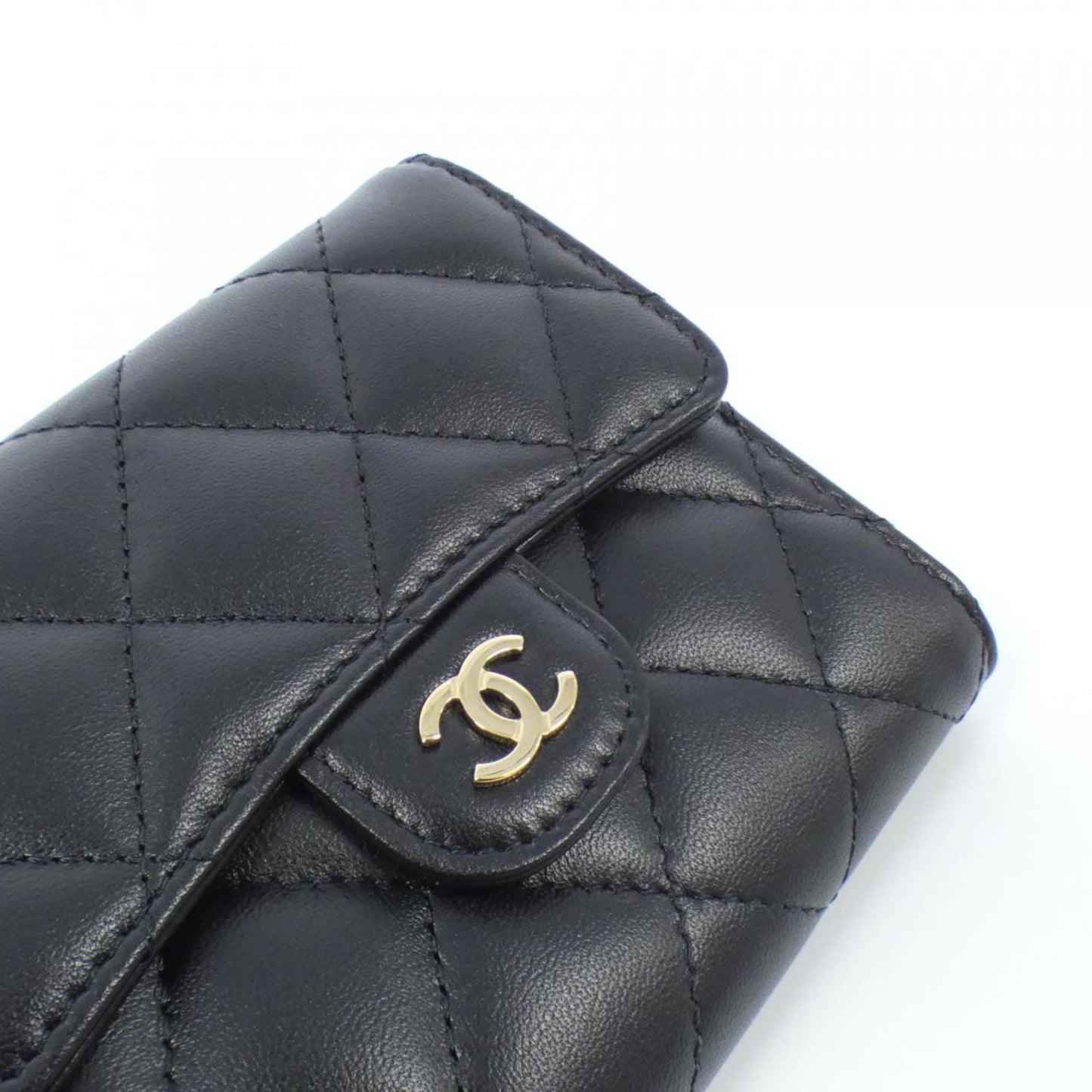 Chanel Timeless Classique Leather Wallet with Box and Dust Bag