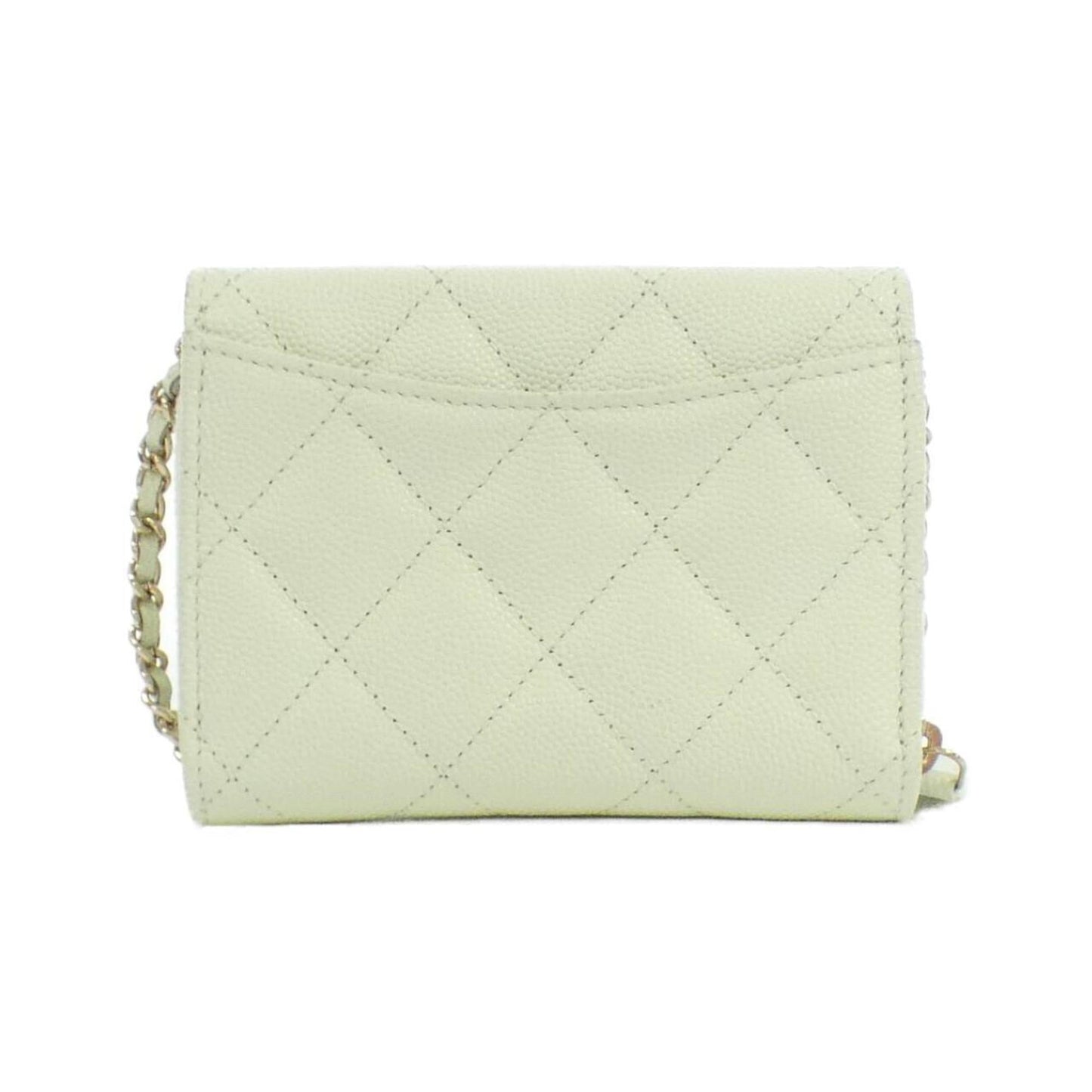 Chanel Leather Card Holder with Dust Bag and  Card