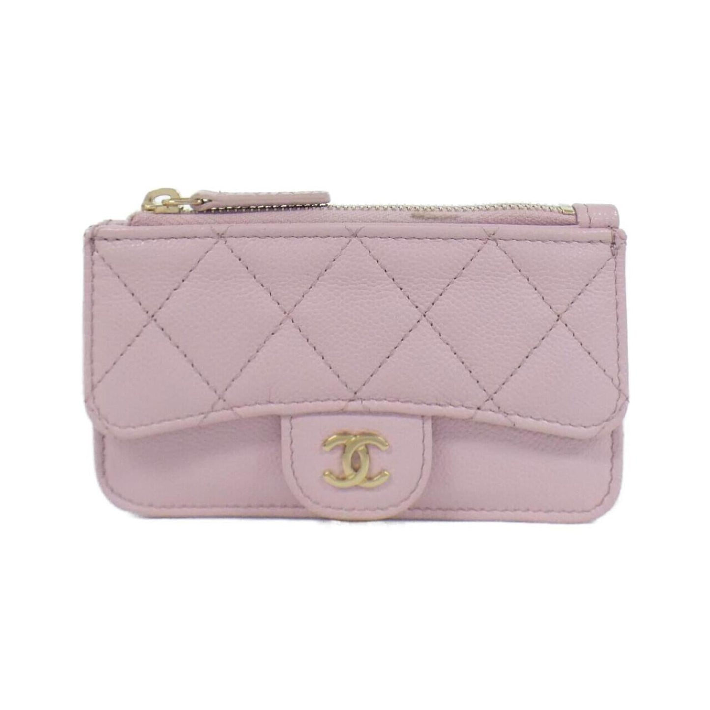Chanel Leather Wallet with Box and Dust Bag Good Condition
