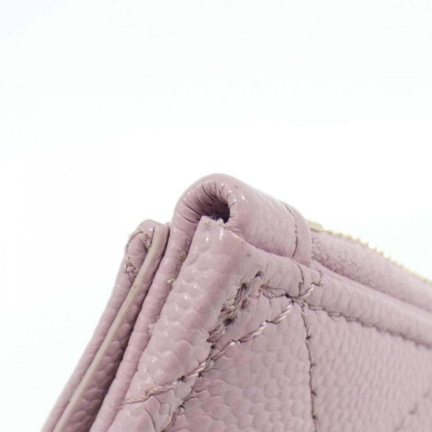 Chanel Leather Wallet with Box and Dust Bag Good Condition