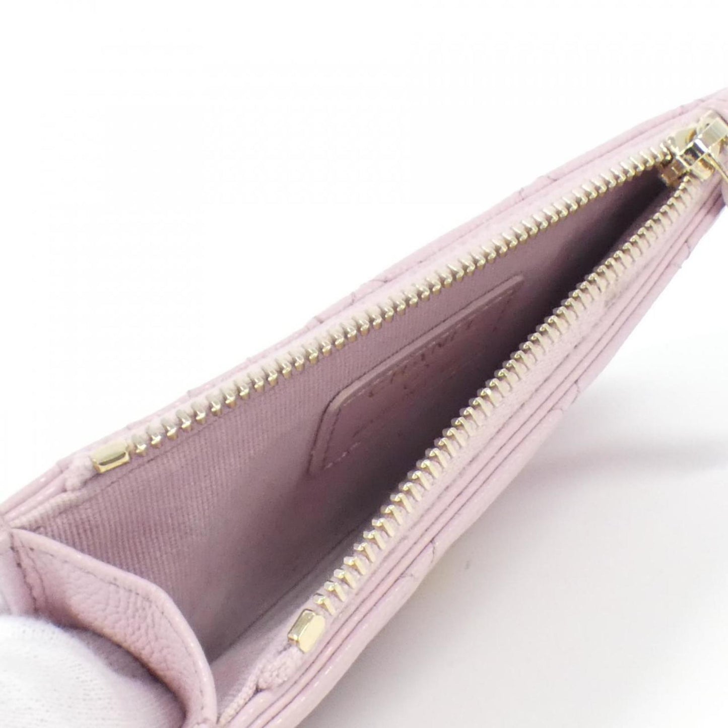 Chanel Leather Wallet with Box and Dust Bag Good Condition