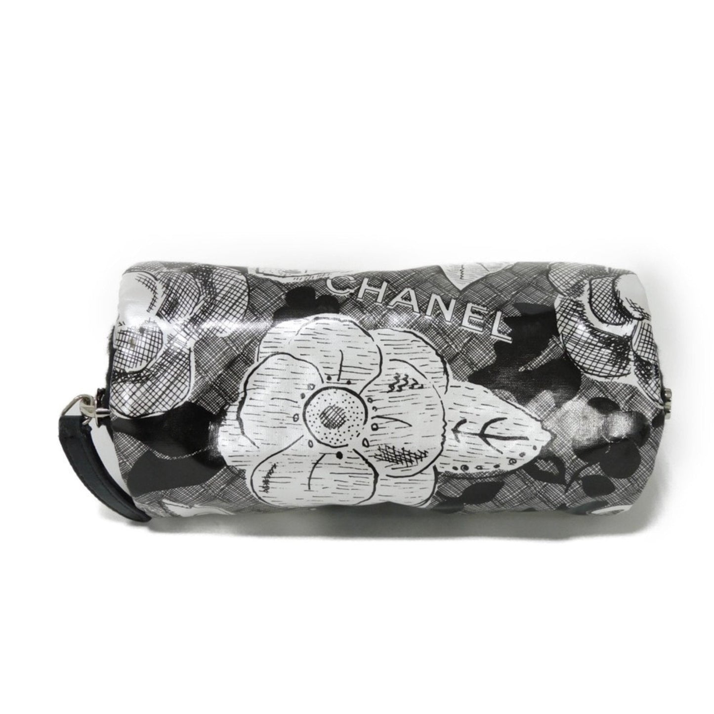 Chanel Camellia Synthetic Handbag with Metal Fittings
