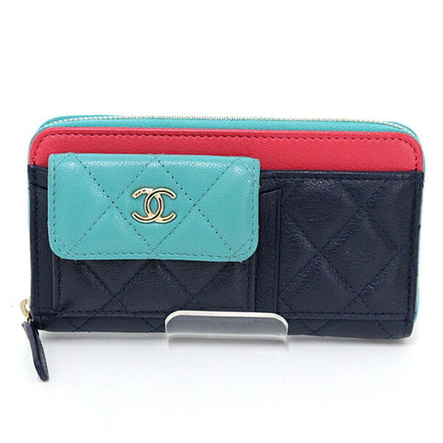 Chanel Luxury Leather Wallet with Box and Dust Bag
