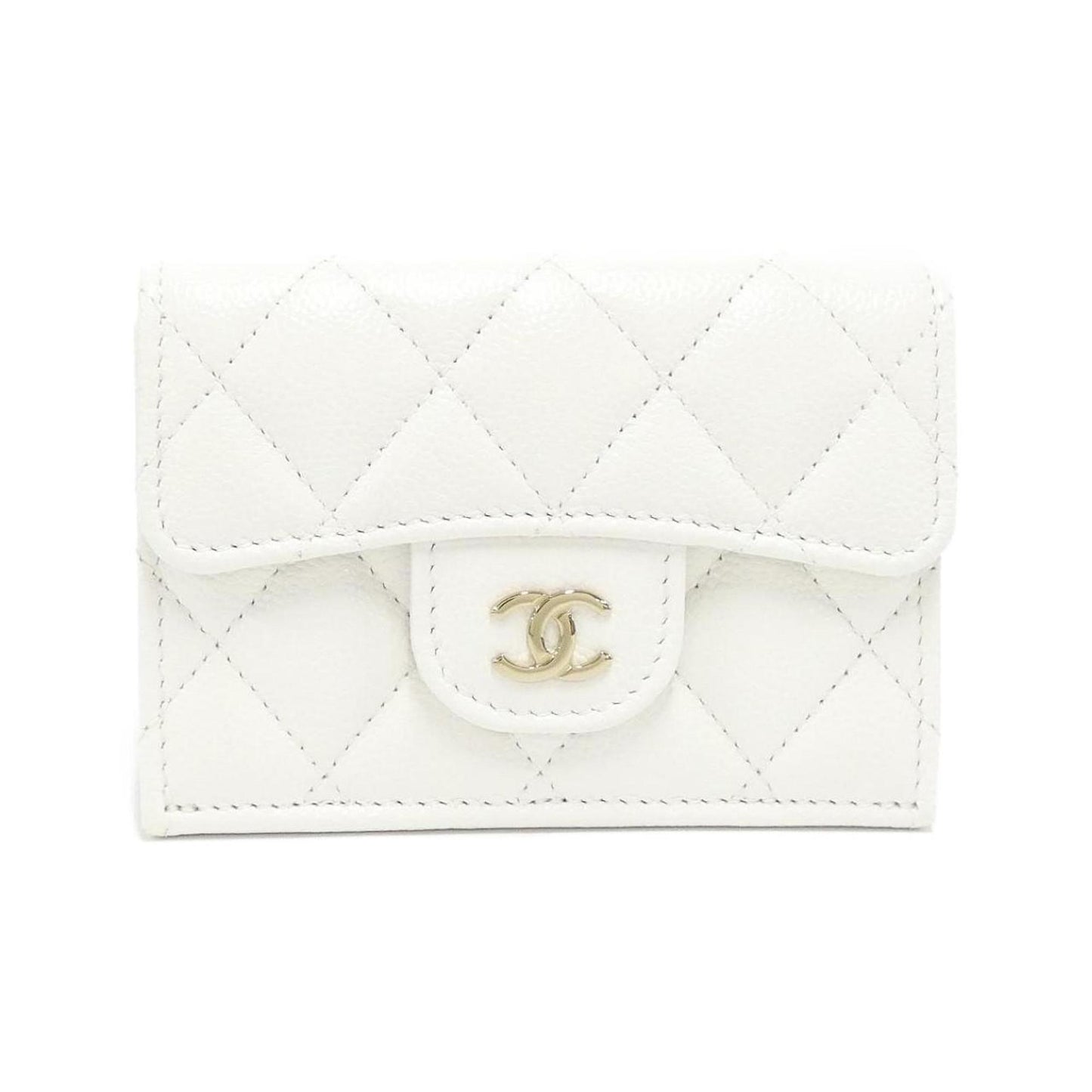 Chanel Timeless Classique Leather Wallet with Box and Dust Bag