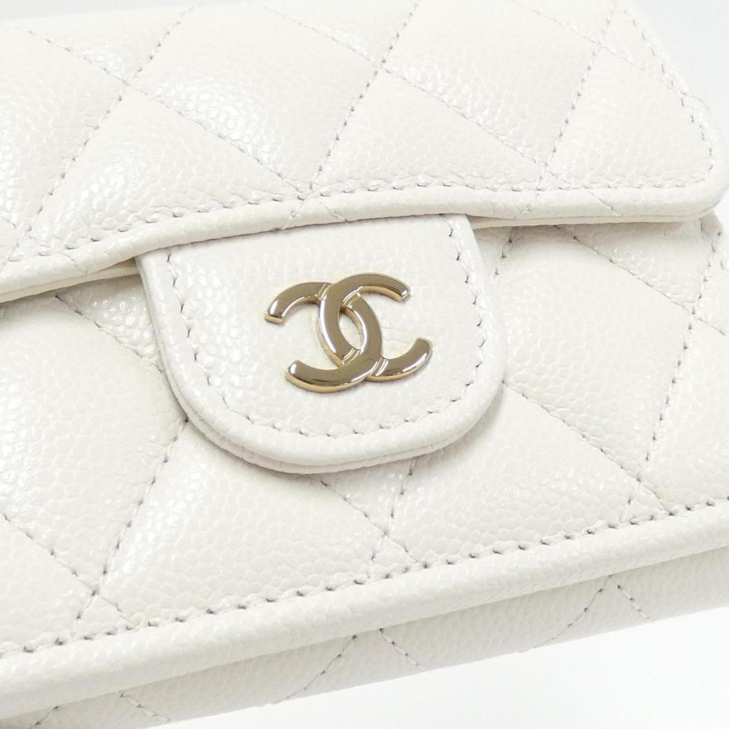 Chanel Timeless Classique Leather Wallet with Box and Dust Bag