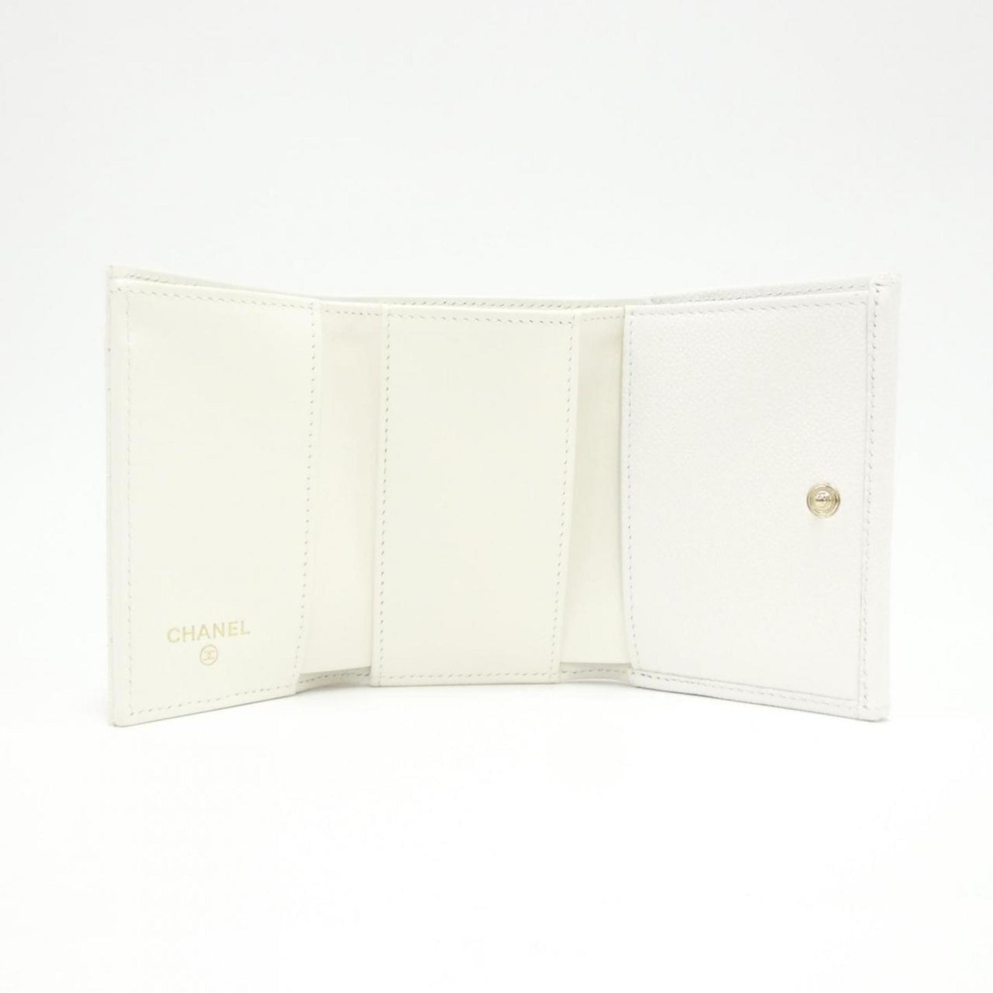 Chanel Timeless Classique Leather Wallet with Box and Dust Bag