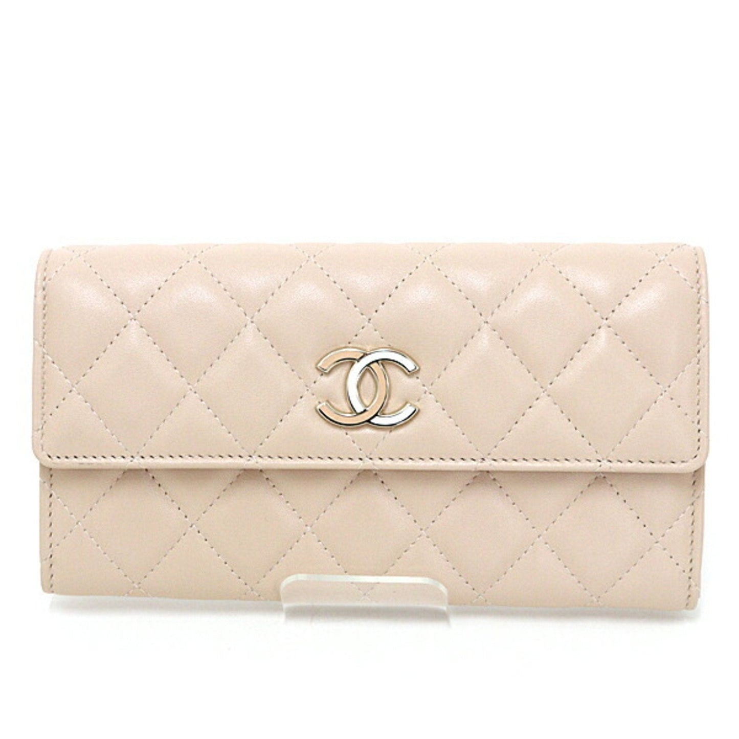 Chanel Timeless Classic Leather Wallet with Box and Dust Bag