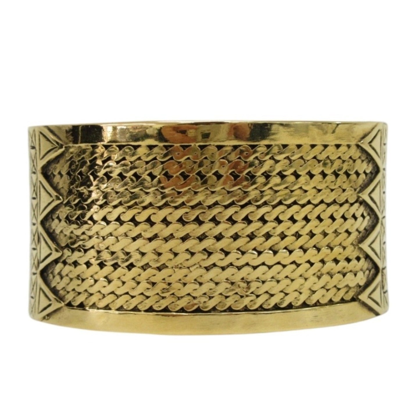 Chanel Gold Plated Bracelet with Box and Dust Bag