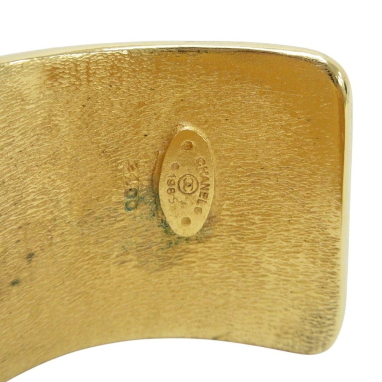 Chanel Gold Plated Bracelet with Box and Dust Bag