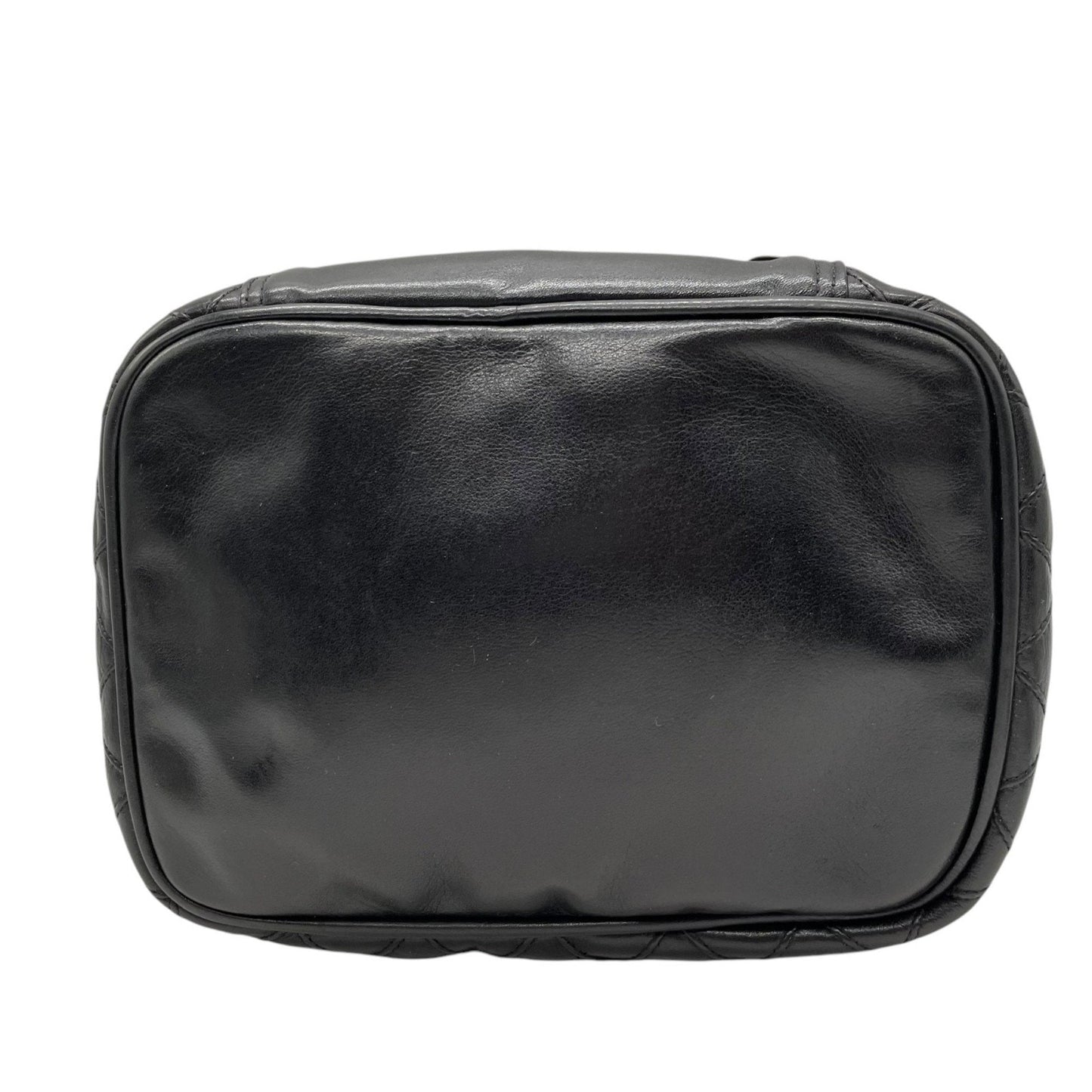 Chanel Leather Vanity Bag with  Card and Italian Craftsmanship