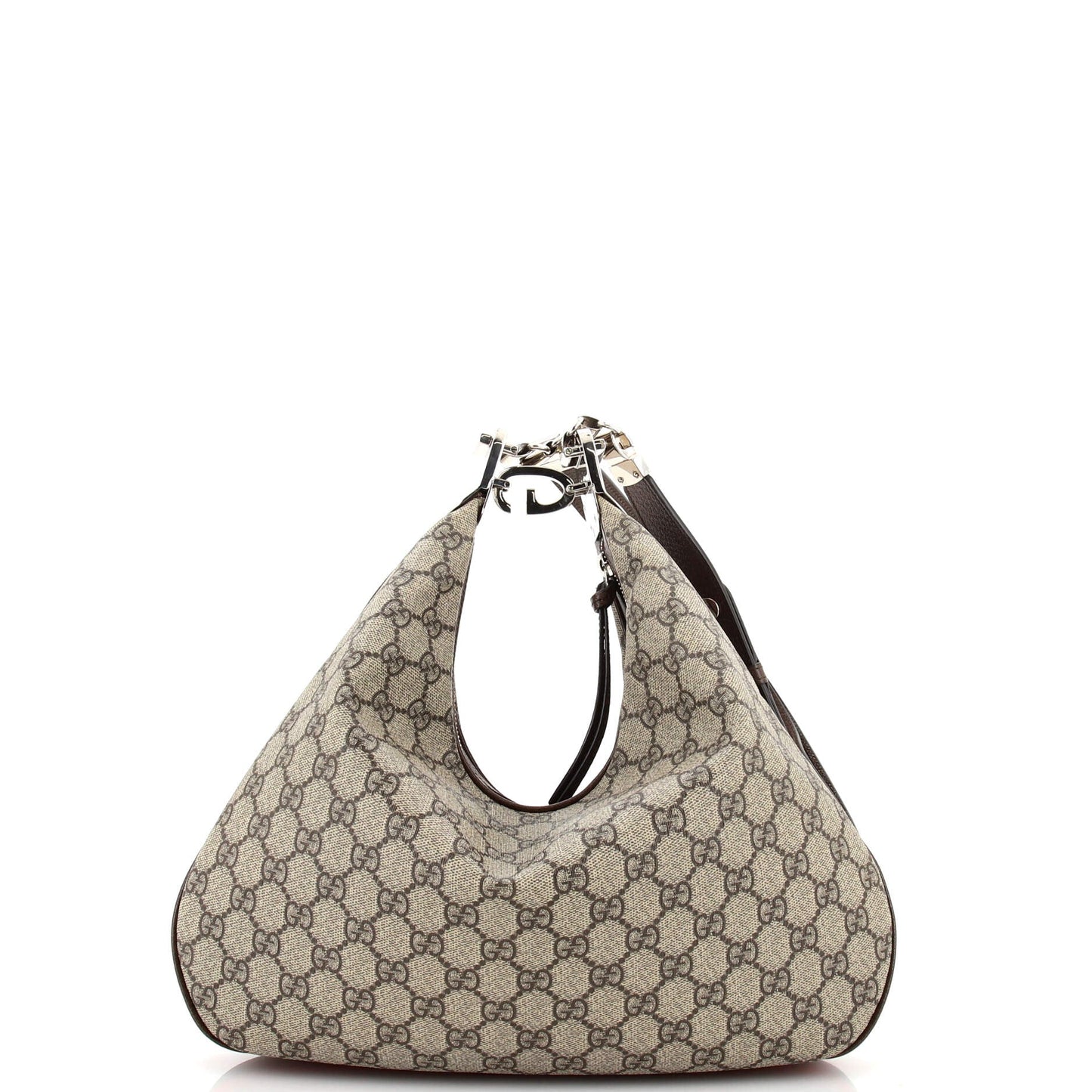 Attache Shoulder Bag GG Coated Canvas Large