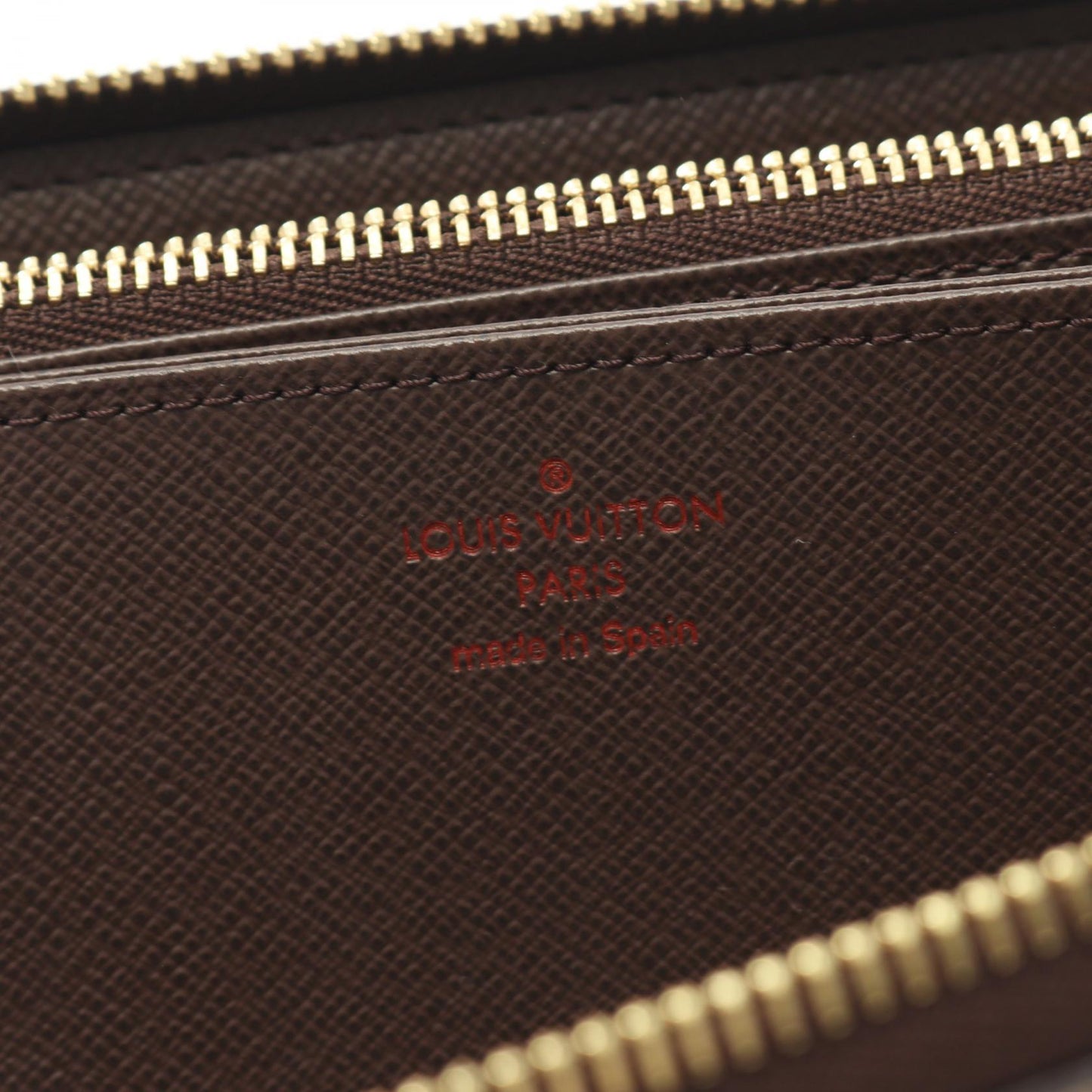 Louis Vuitton Damier Ebene Zippy Wallet N41661