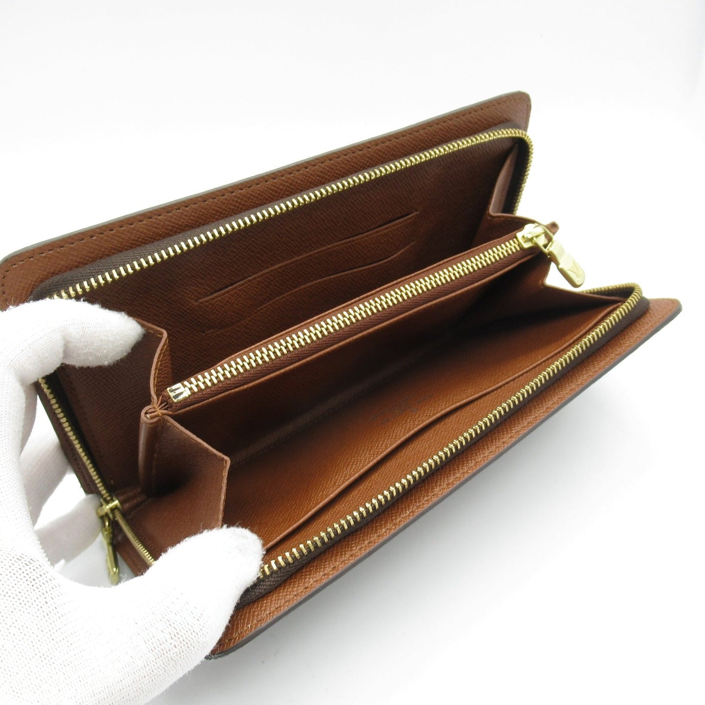 Louis Vuitton Monogram Zip Wallet Brown M61727