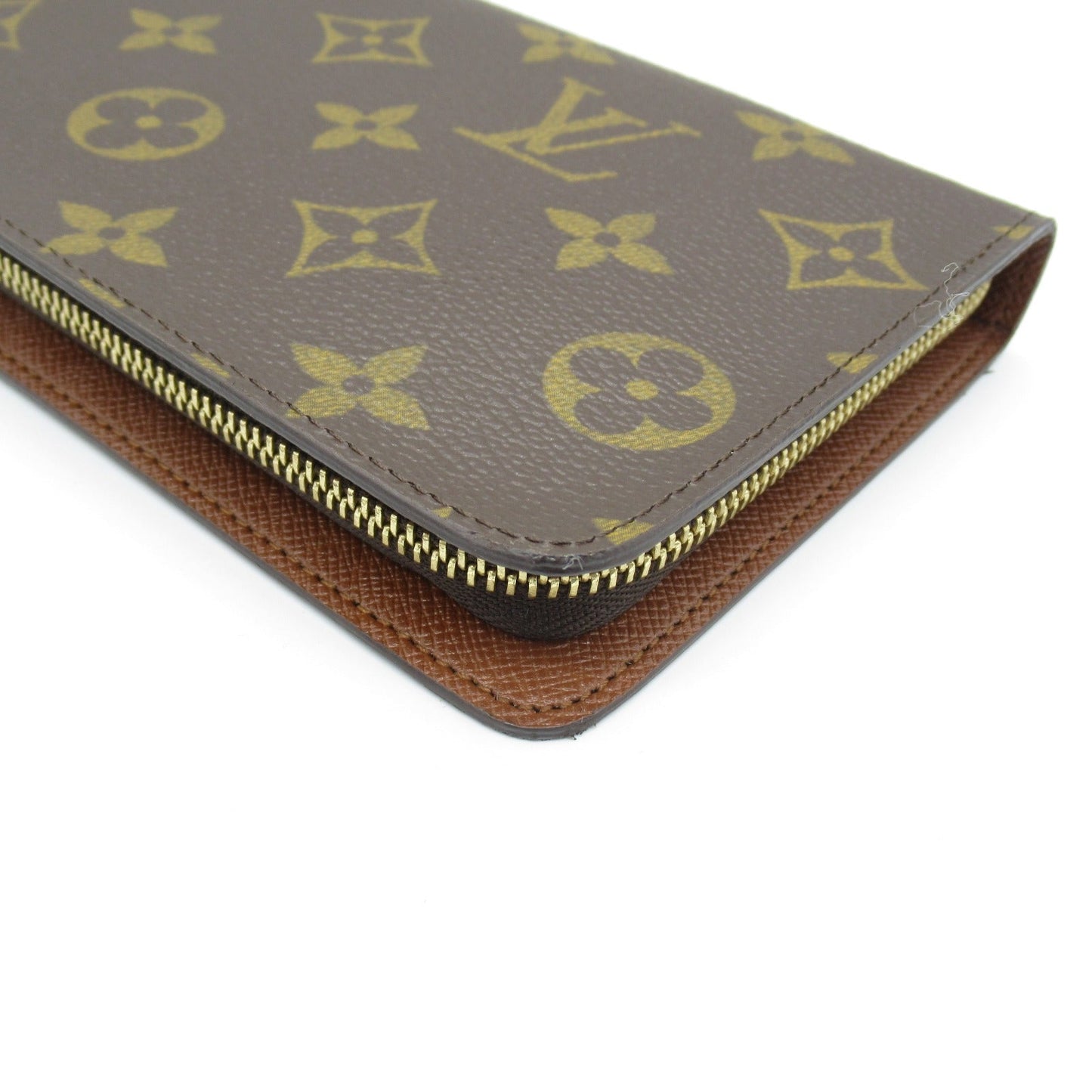 Louis Vuitton Monogram Zip Wallet Brown M61727