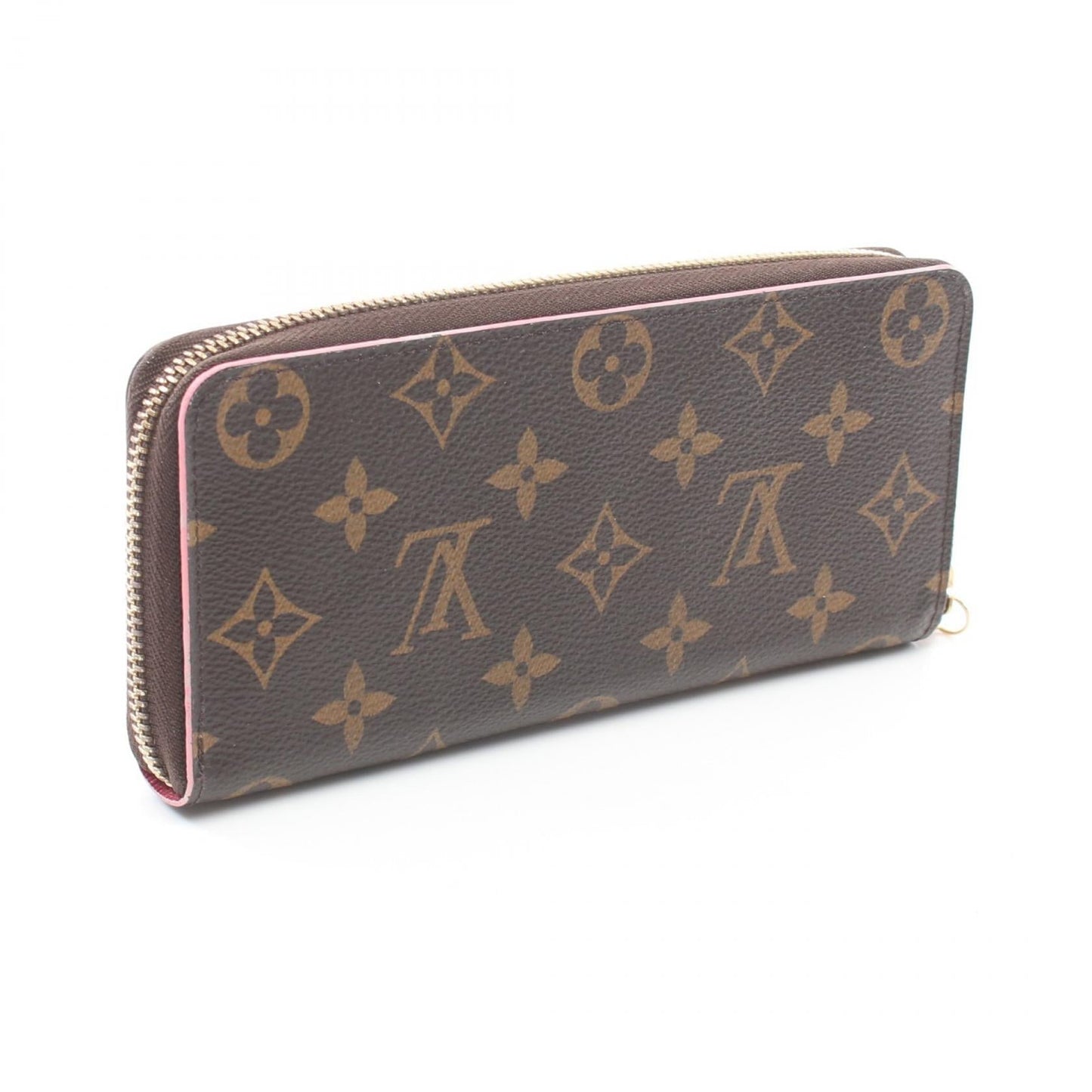 Louis Vuitton Clemence Wallet Monogram Hot Pink M64201