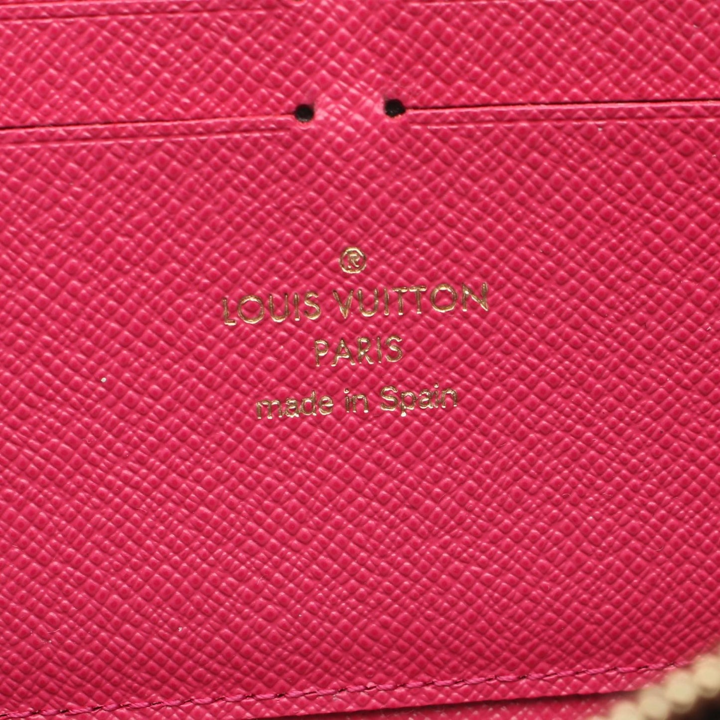 Louis Vuitton Clemence Wallet Monogram Hot Pink M64201