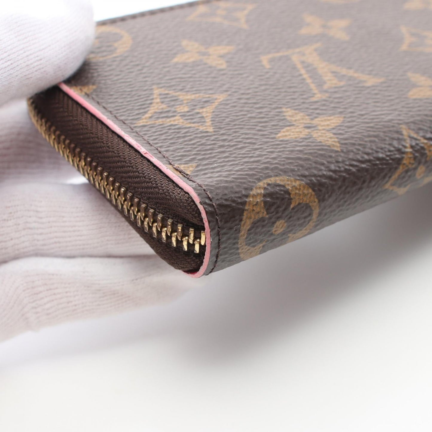 Louis Vuitton Clemence Wallet Monogram Hot Pink M64201