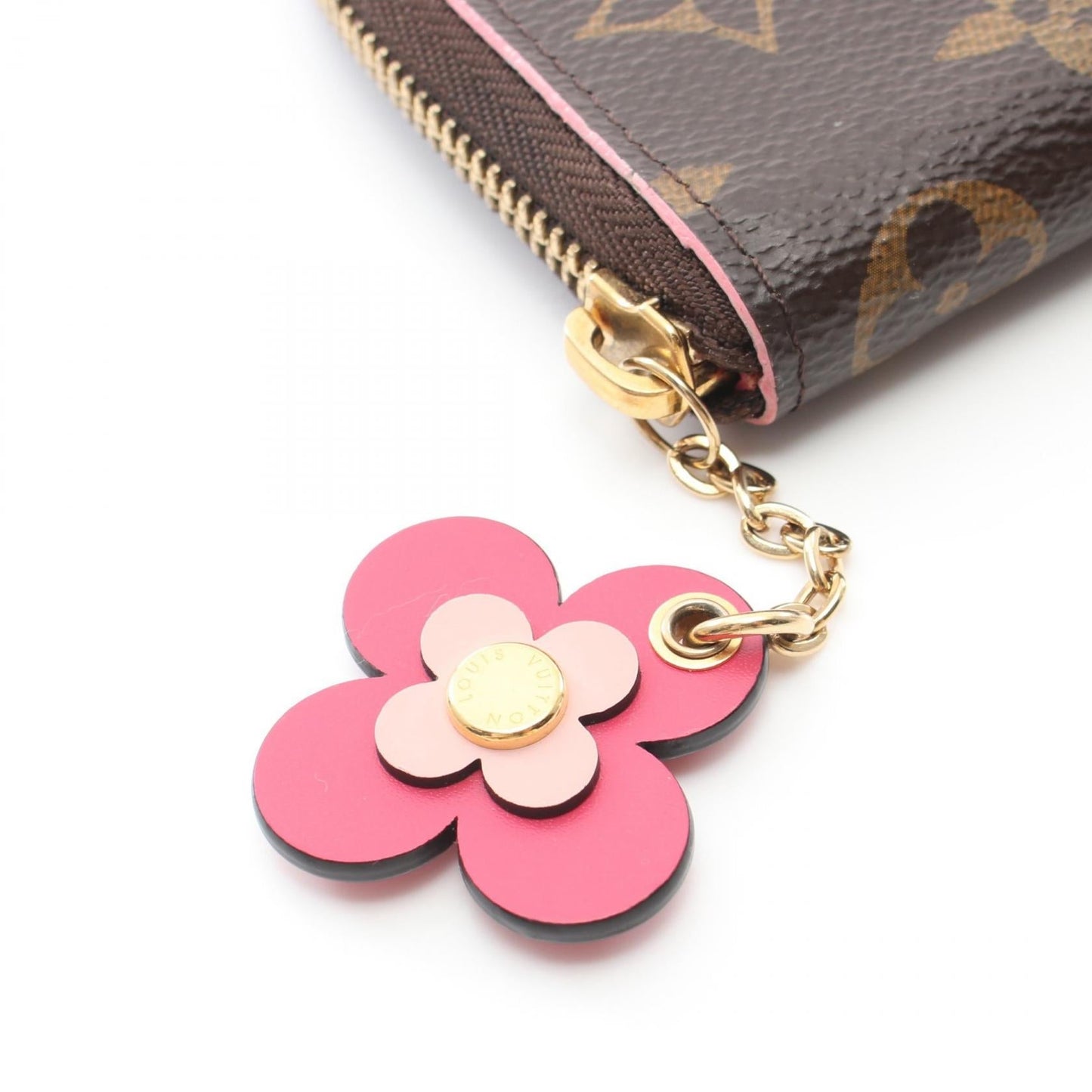 Louis Vuitton Clemence Wallet Monogram Hot Pink M64201