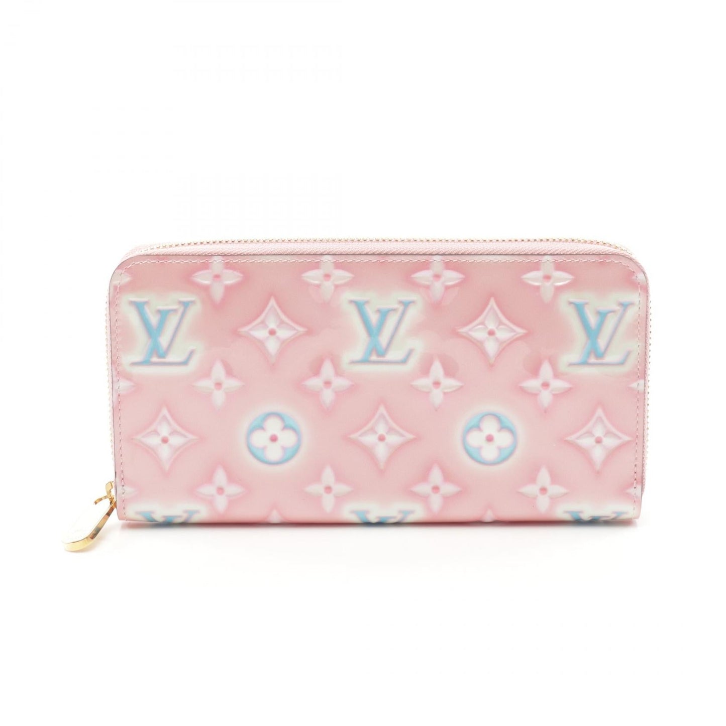 Louis Vuitton Patent Leather Zippy Wallet M81145