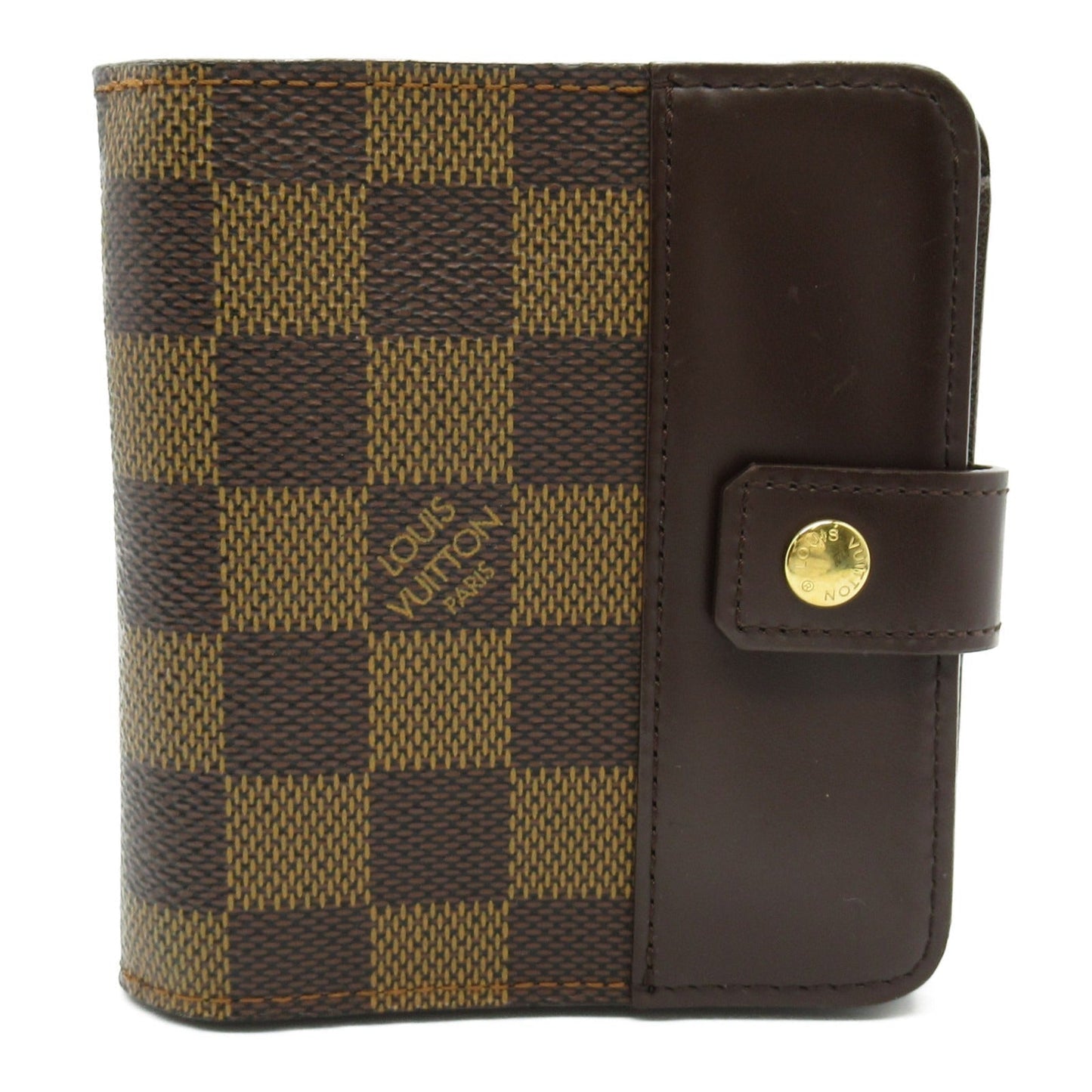 Louis Vuitton Compact Zip Wallet Leather PVC N61668