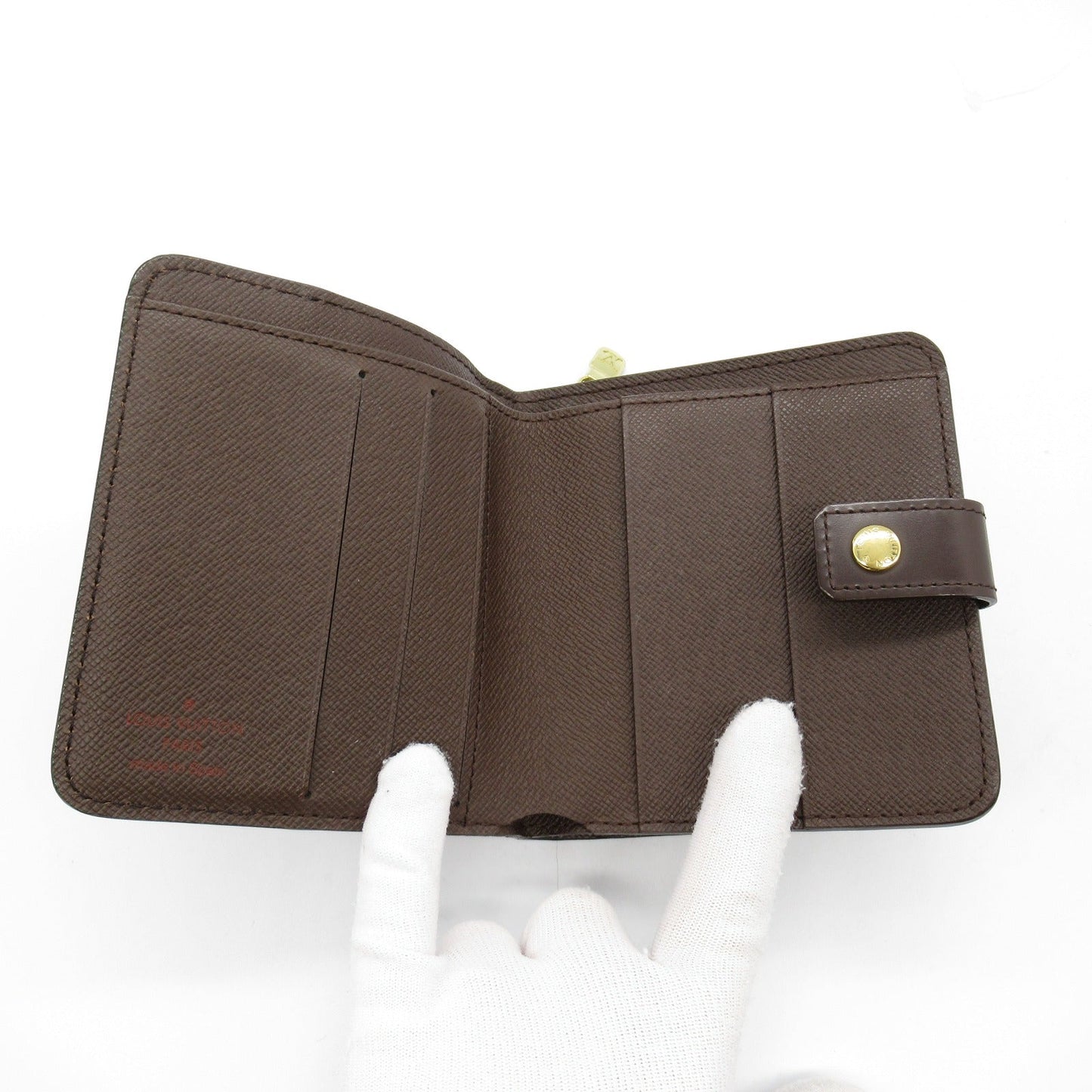 Louis Vuitton Compact Zip Wallet Leather PVC N61668