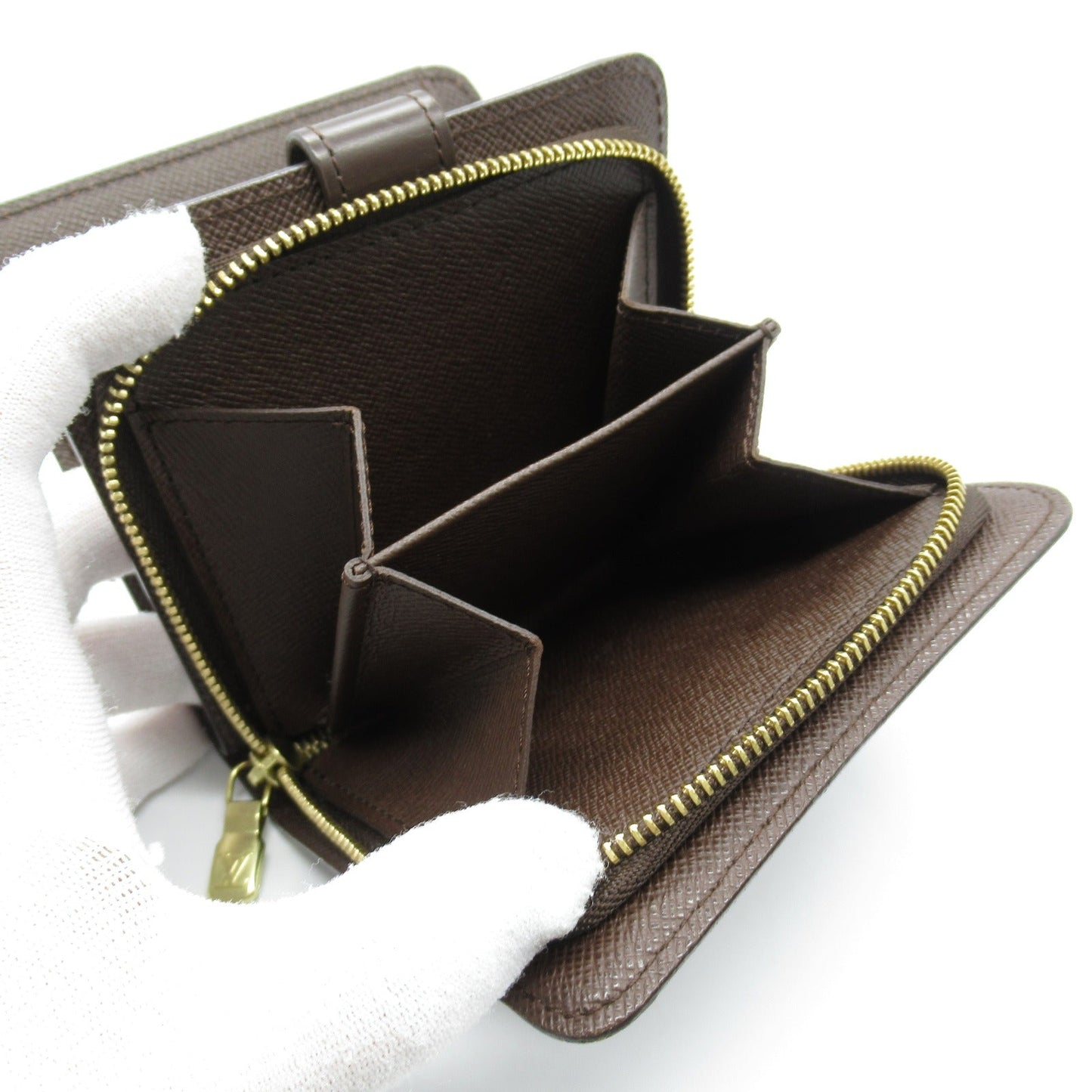 Louis Vuitton Compact Zip Wallet Leather PVC N61668