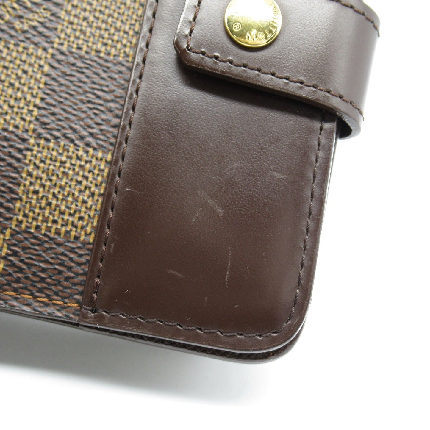 Louis Vuitton Compact Zip Wallet Leather PVC N61668