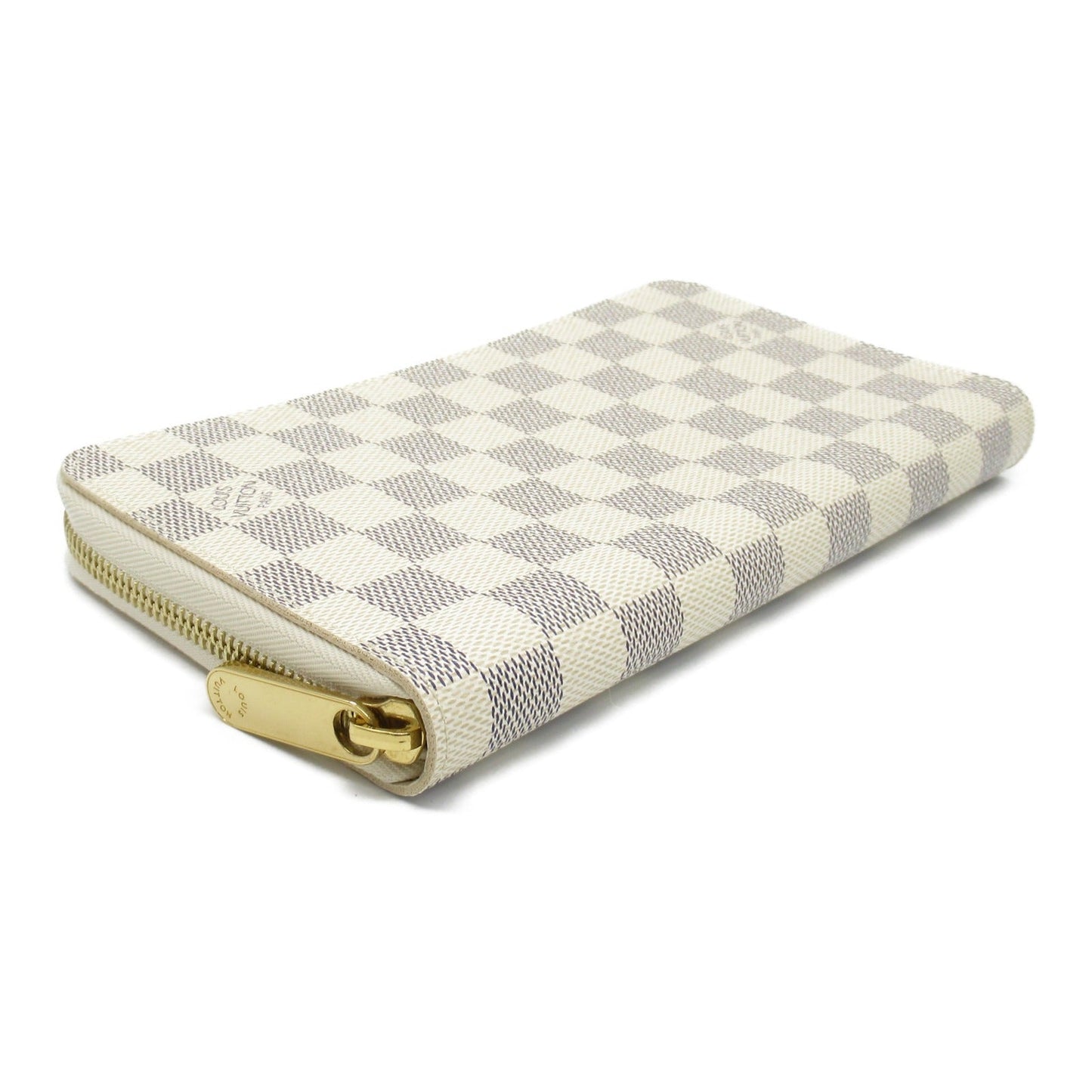 Louis Vuitton Damier Azur Leather Zippy Organizer Wallet