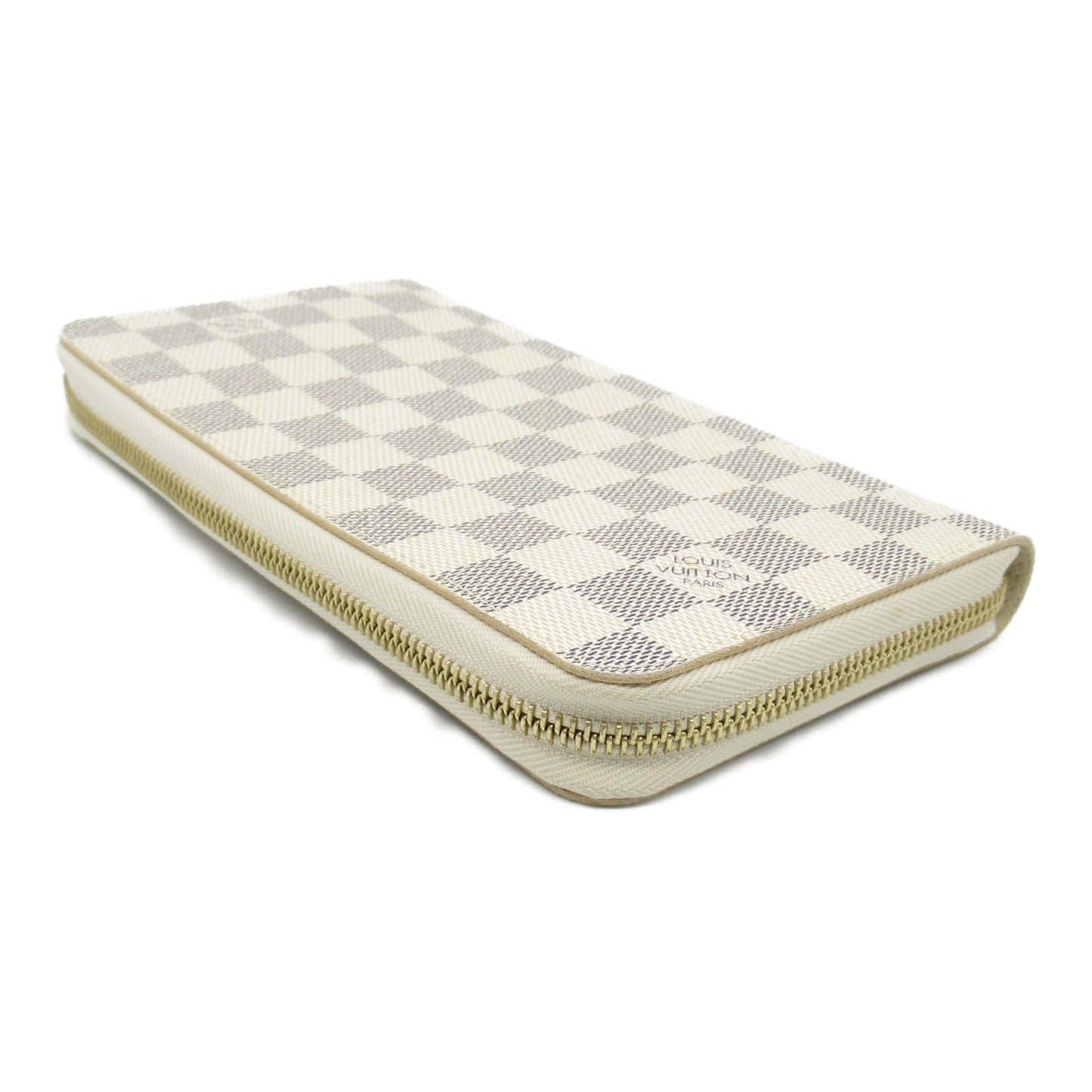 Louis Vuitton Damier Azur Leather Zippy Organizer Wallet