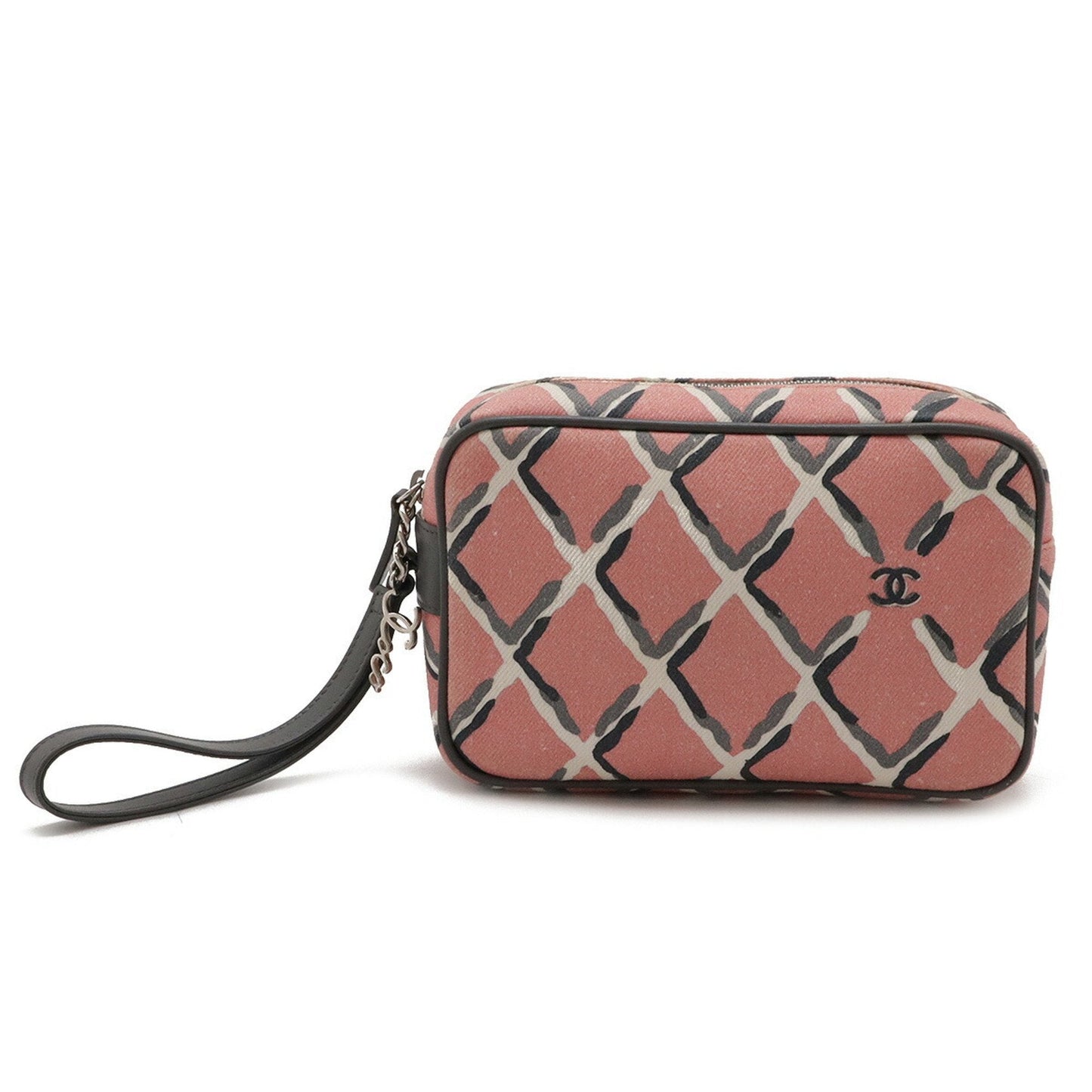 Chanel Canvas Crossbody Bag with Coco Mark Detailing
