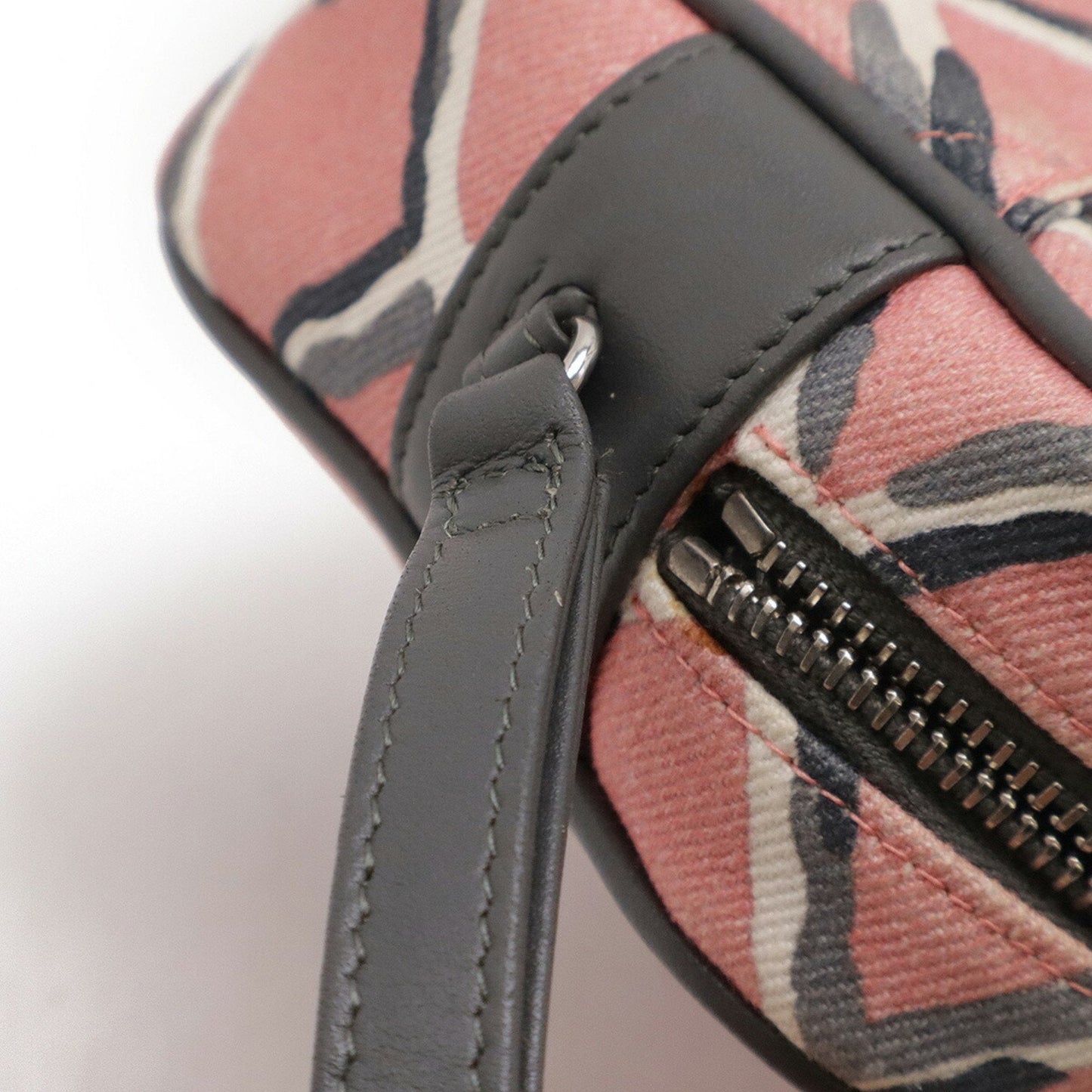 Chanel Canvas Crossbody Bag with Coco Mark Detailing