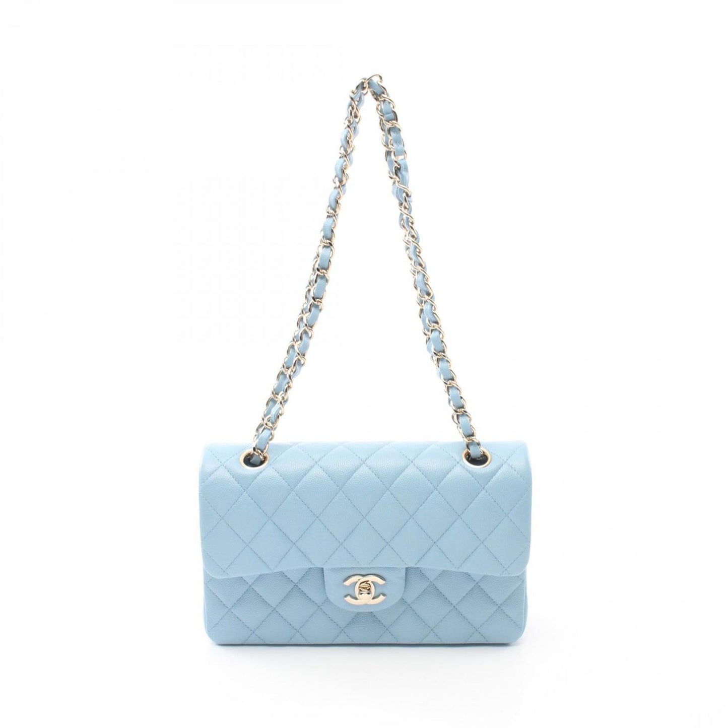 Chanel Leather Timeless Bag with Dust Bag and Slight Scratches