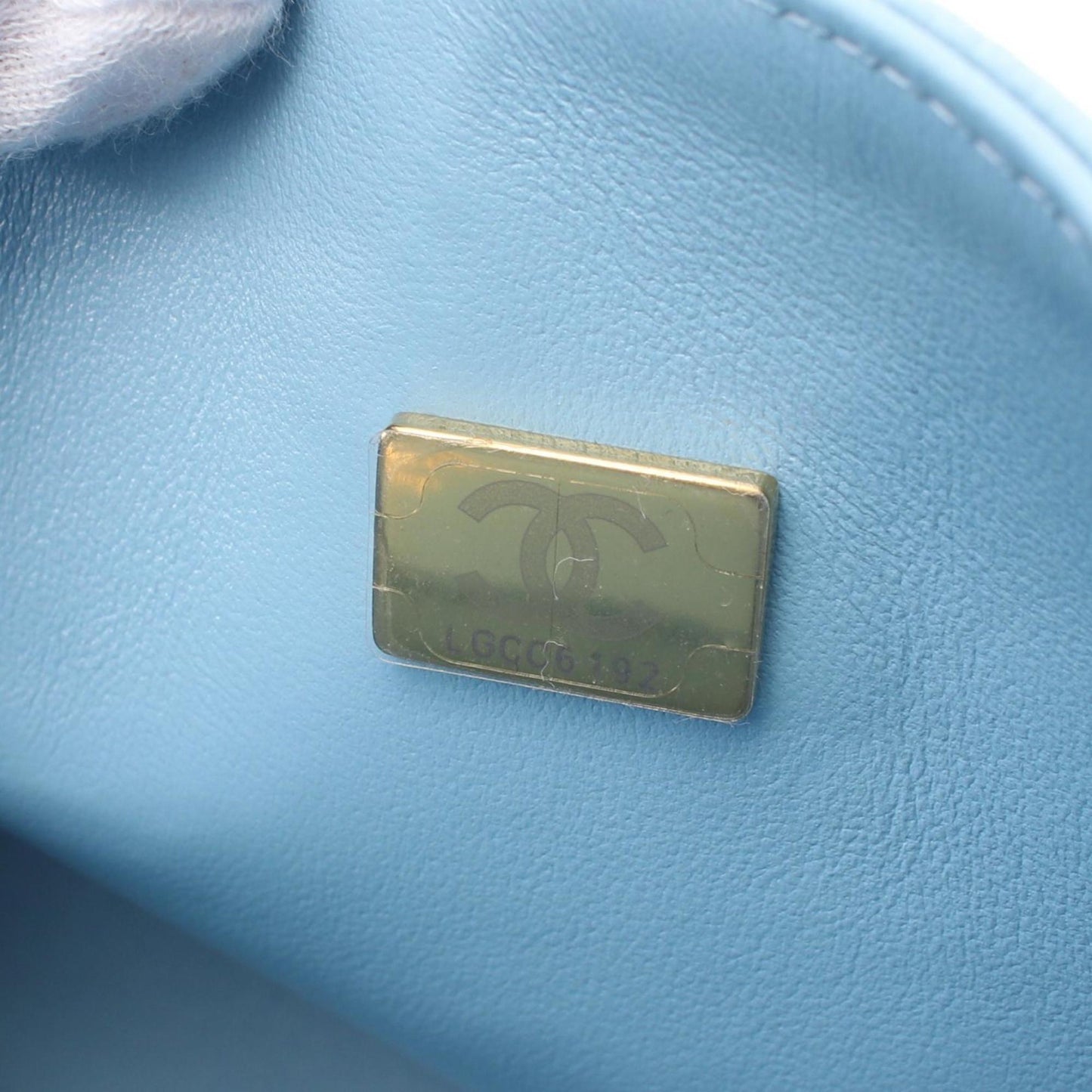 Chanel Leather Timeless Bag with Dust Bag and Slight Scratches