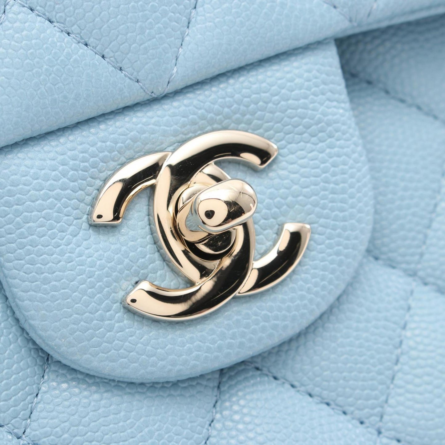 Chanel Leather Timeless Bag with Dust Bag and Slight Scratches