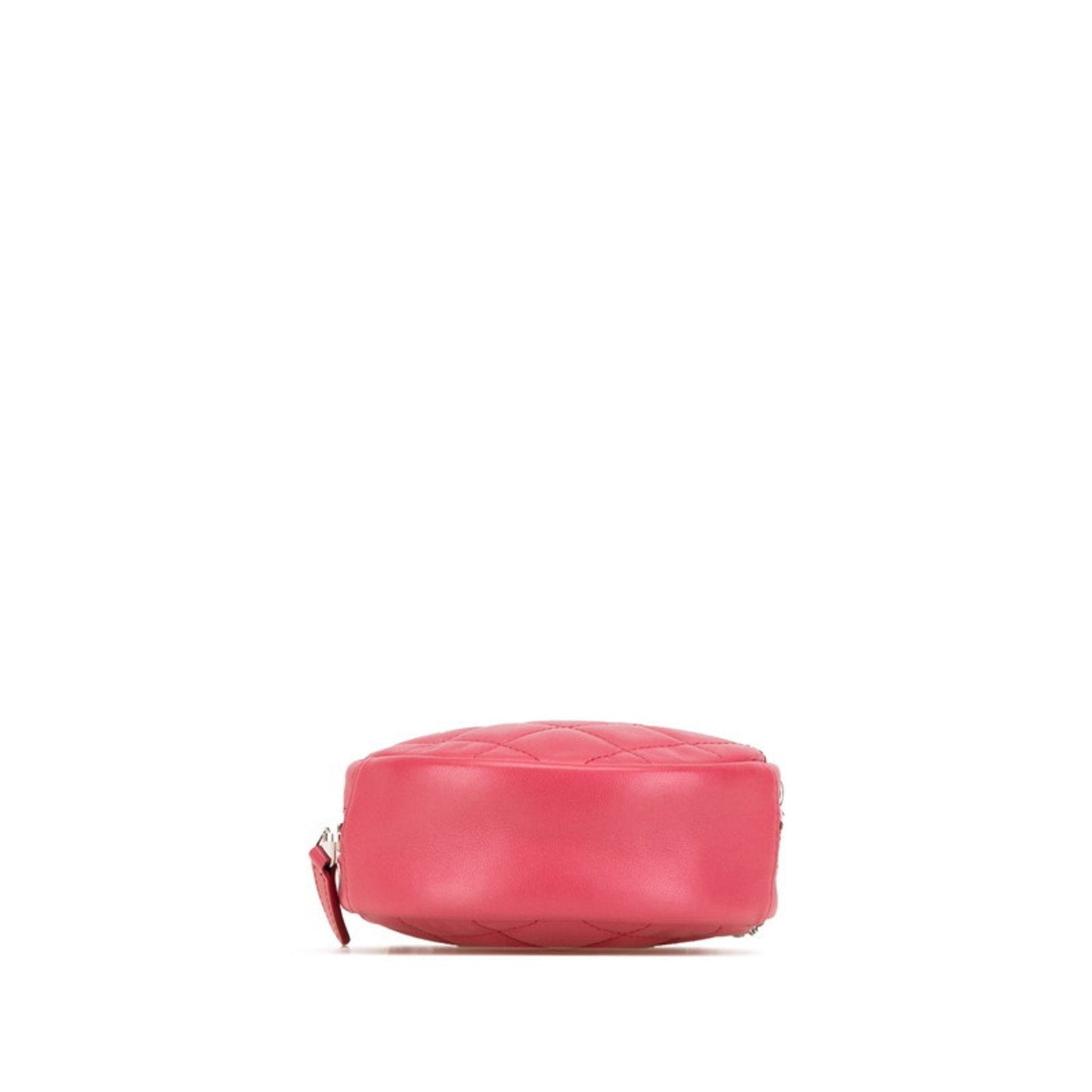 Chanel Round Mini Canvas Bag with  Card