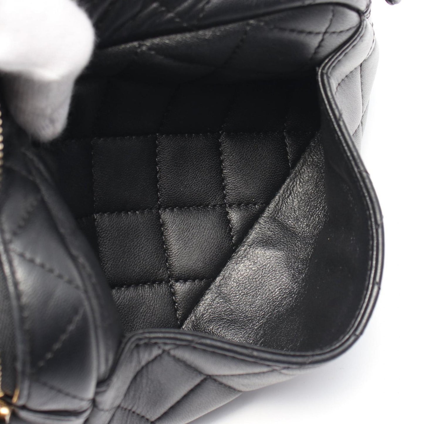 Chanel Leather Camera Bag with Metal Fittings