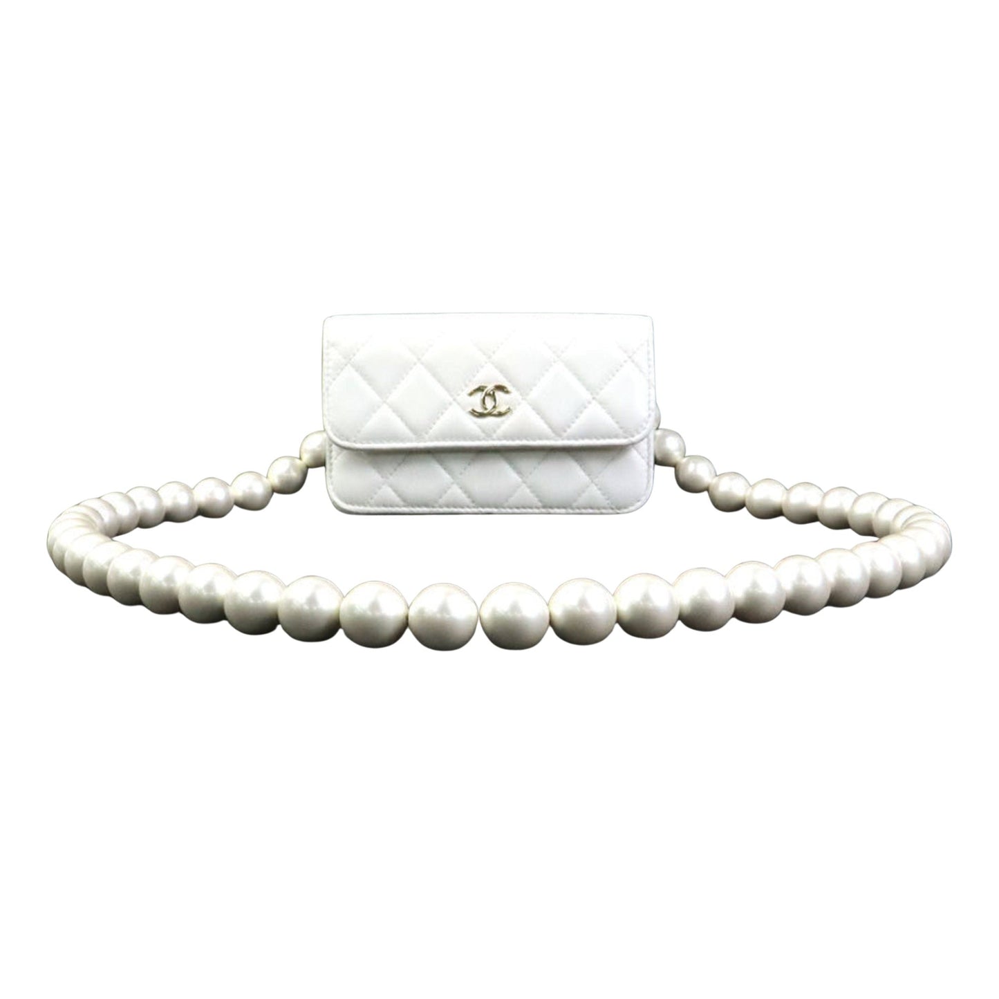 Chanel Leather Wallet On Chain with Dust Bag and  Card