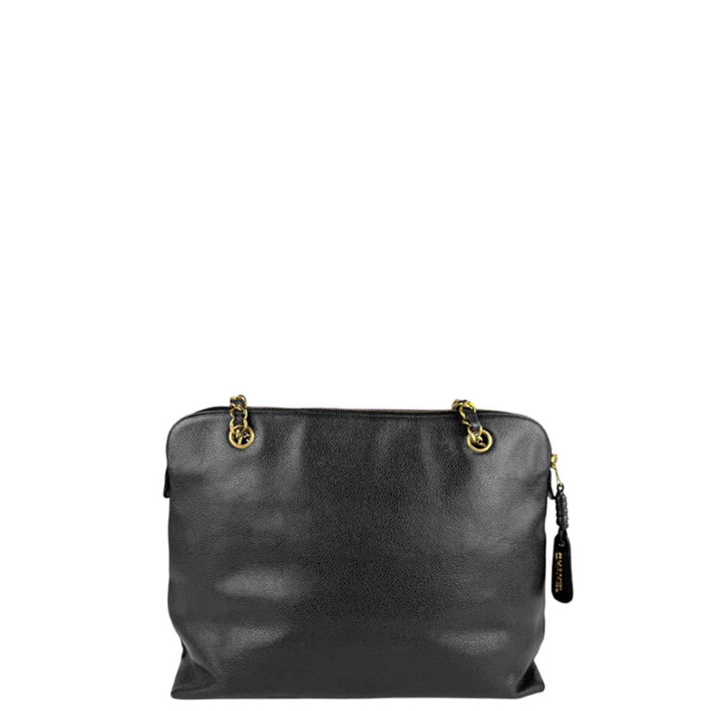 Chanel Elegant Leather Handbag with Subtle Scratch and Wear Detailing