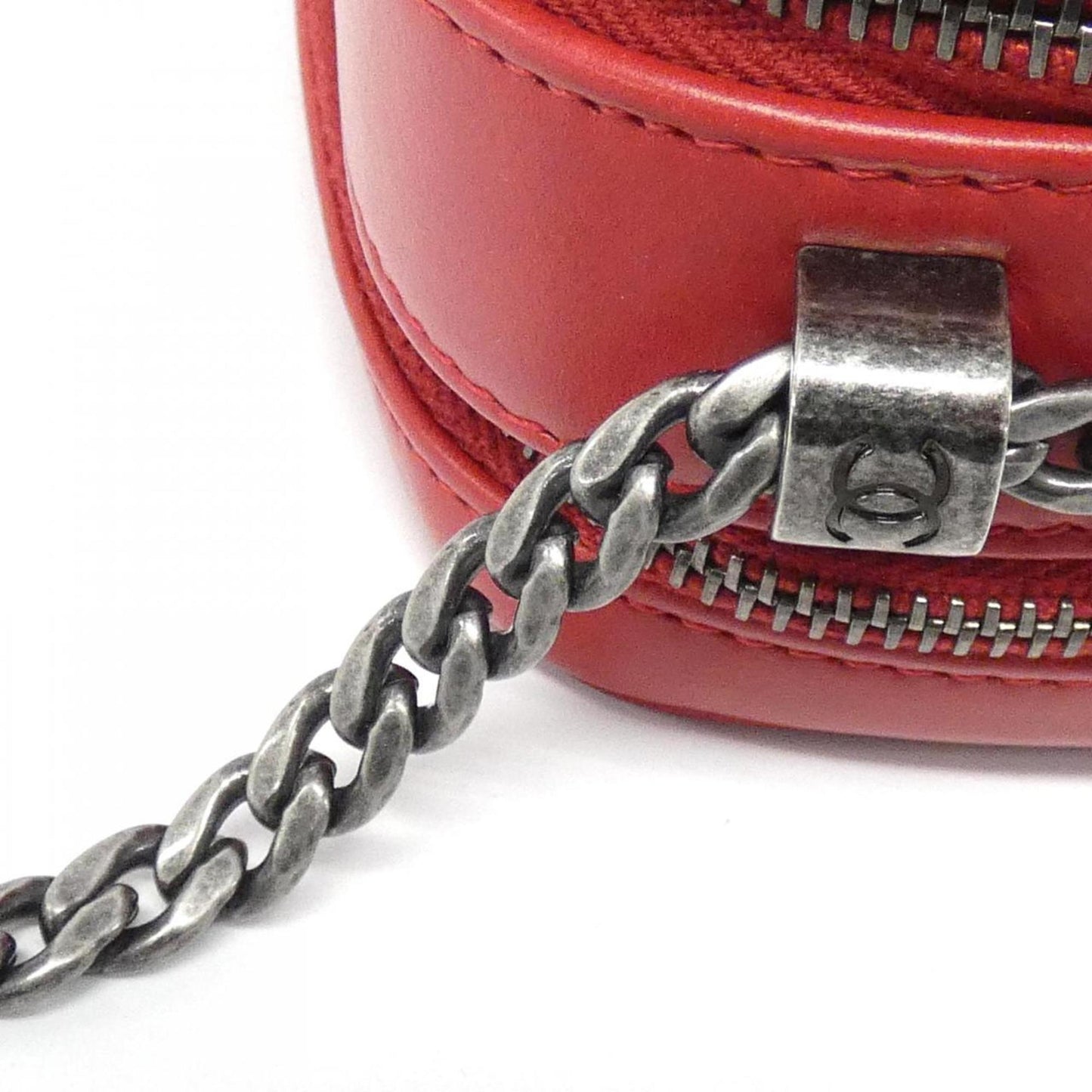 Chanel Coco Boy Leather Bag with Dust Bag and  Card