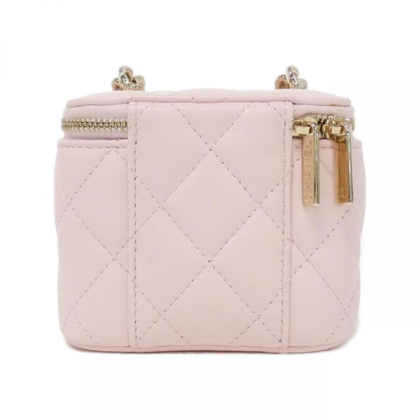 Chanel Leather Vanity Case with Dust Bag and  Card