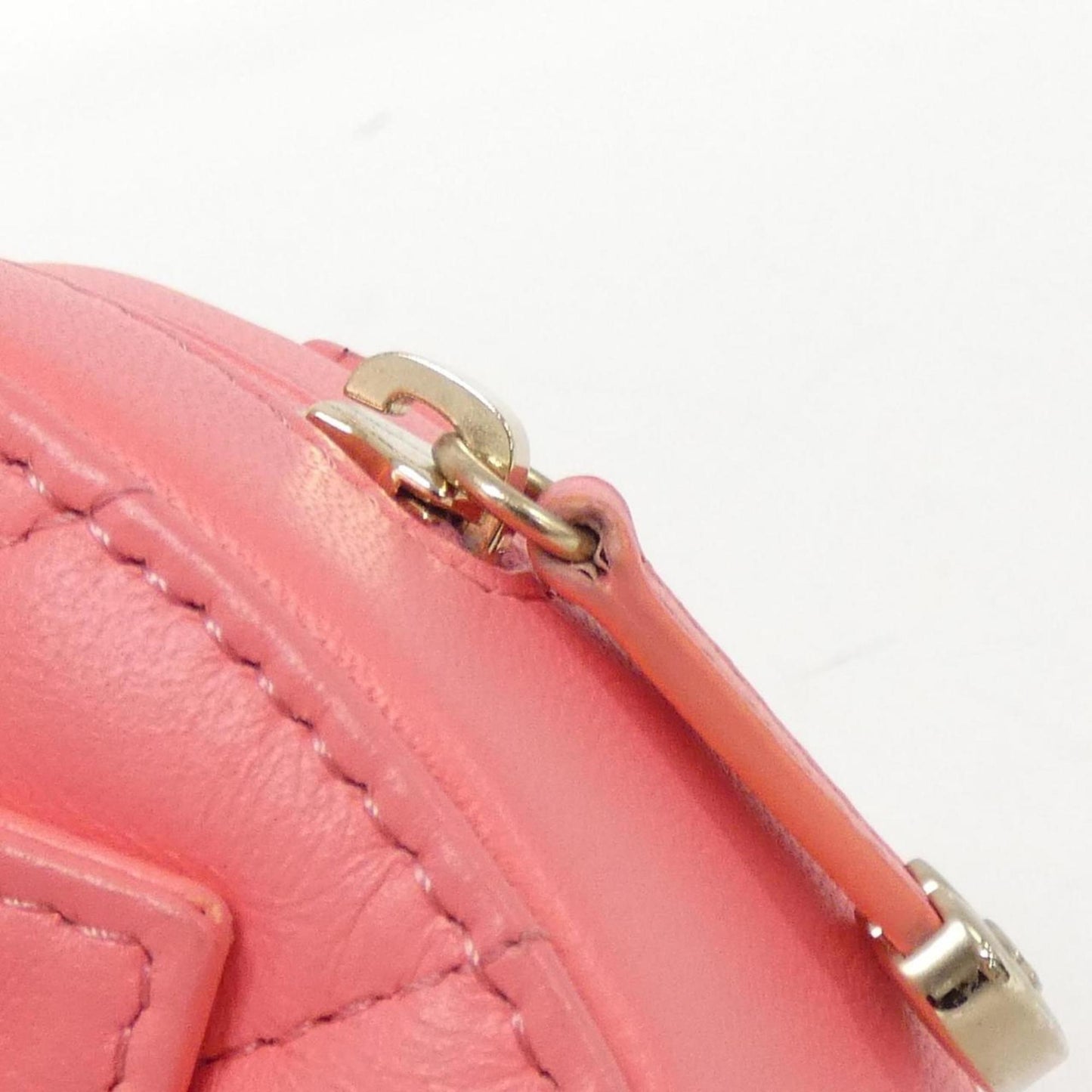 Chanel Leather Bag with  Card and Metal Fittings