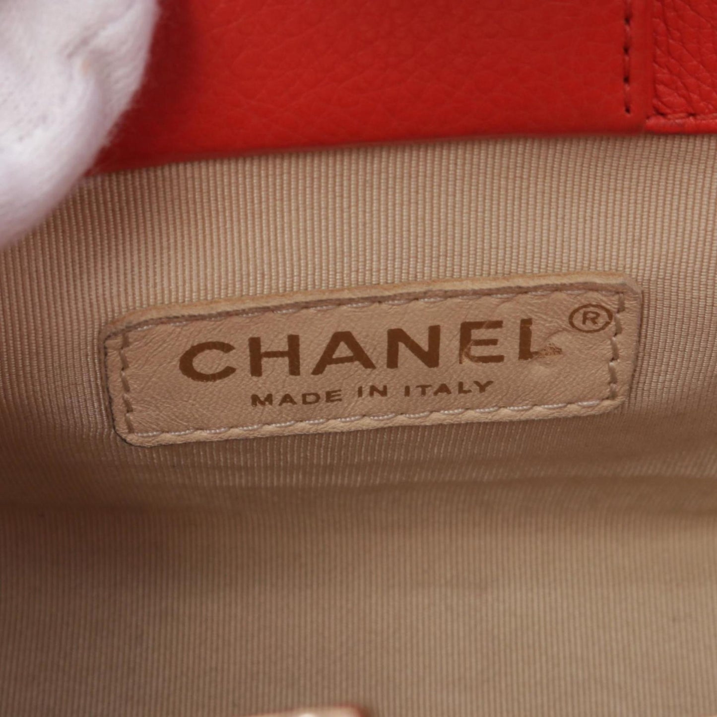 Chanel Leather Handbag with Minimal Wear and Tear