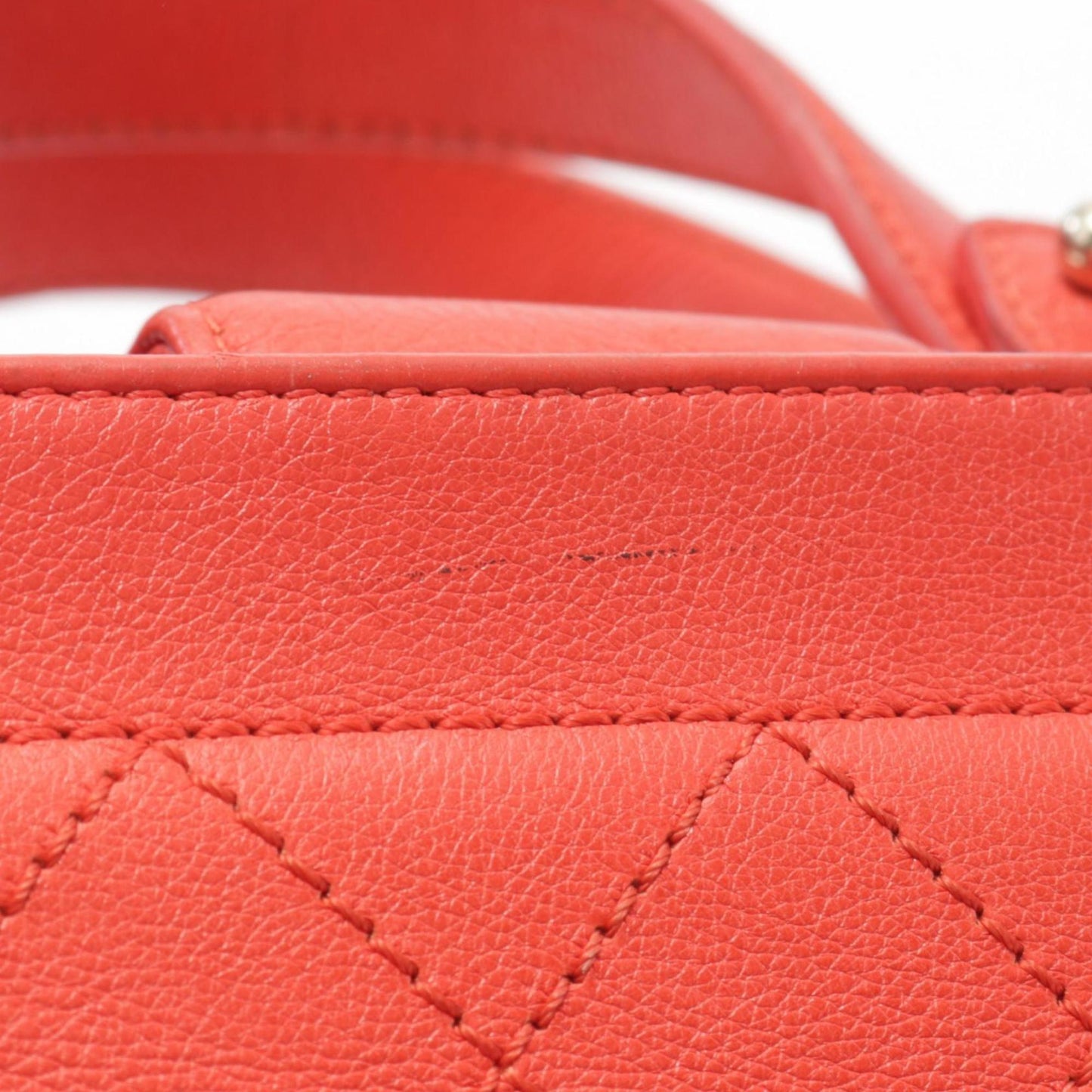 Chanel Leather Handbag with Minimal Wear and Tear