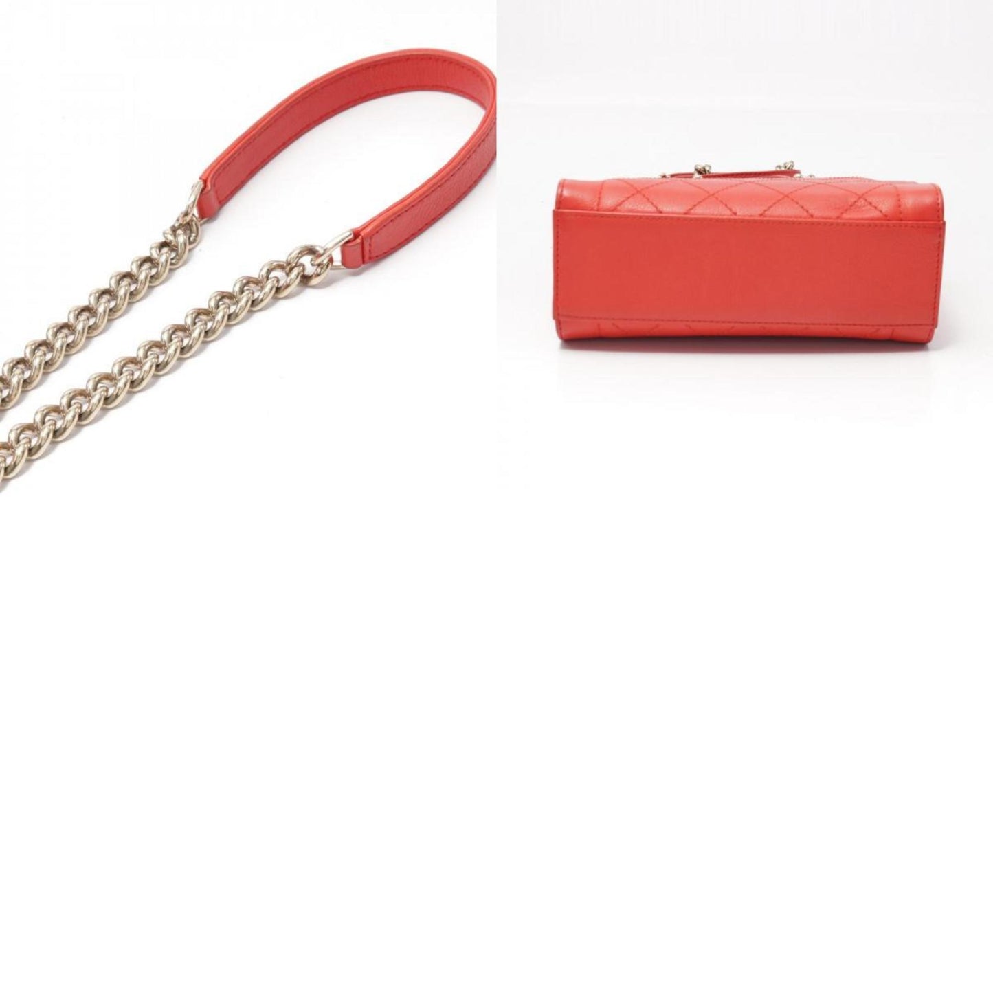Chanel Leather Handbag with Minimal Wear and Tear