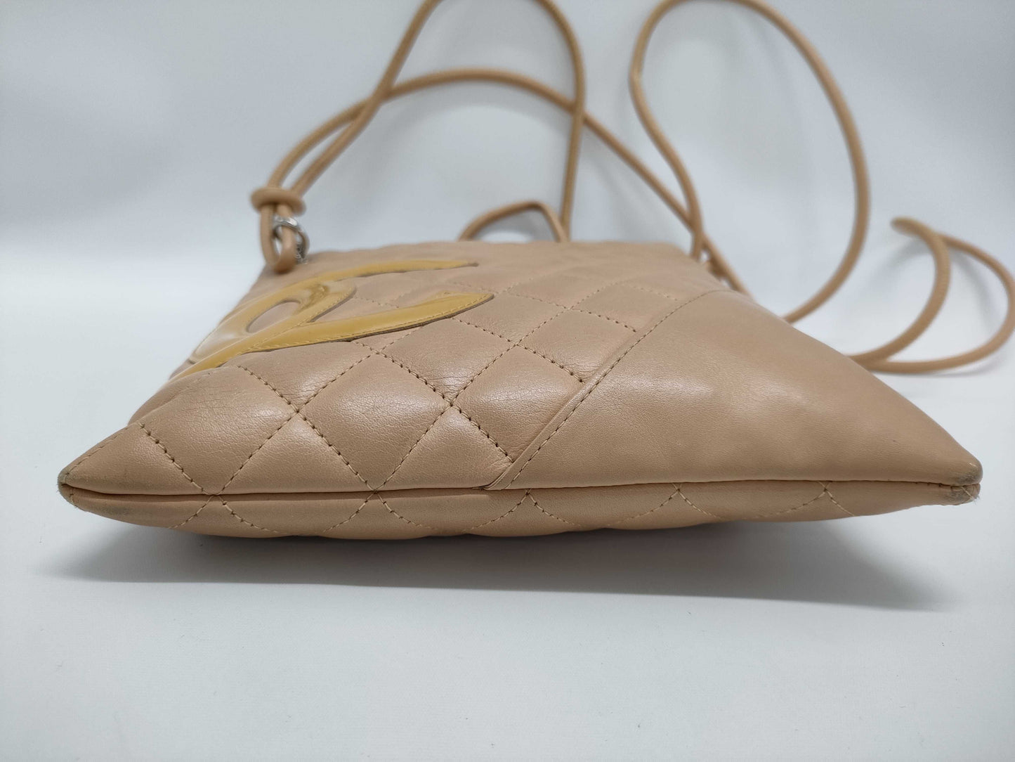 Chanel Leather Shoulder Bag with Adjustable Strap