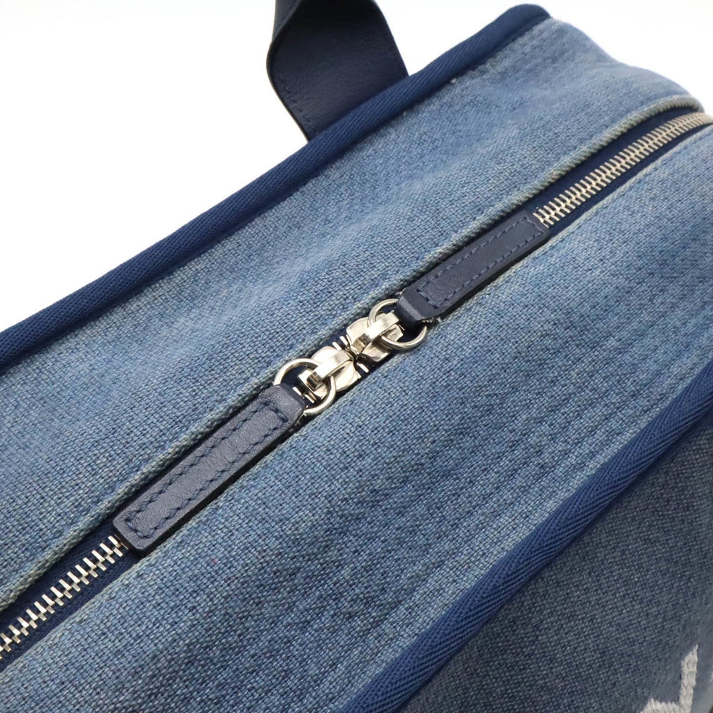 Chanel Denim Tote Bag with  Card and Slight Wear